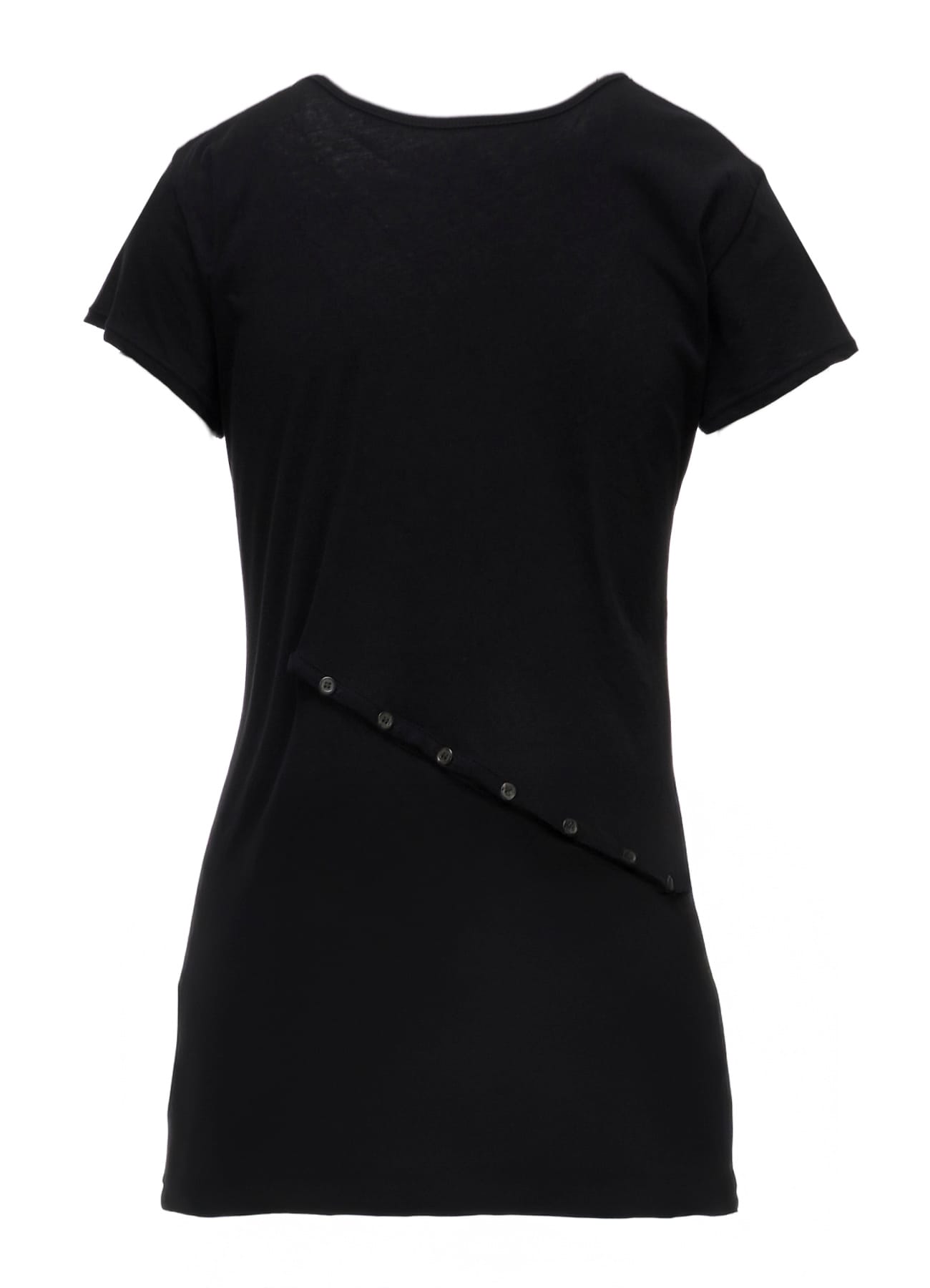 HIGH TWISTED SINGLE JERSEY DIGONAL BUTTON SHORT SLV T