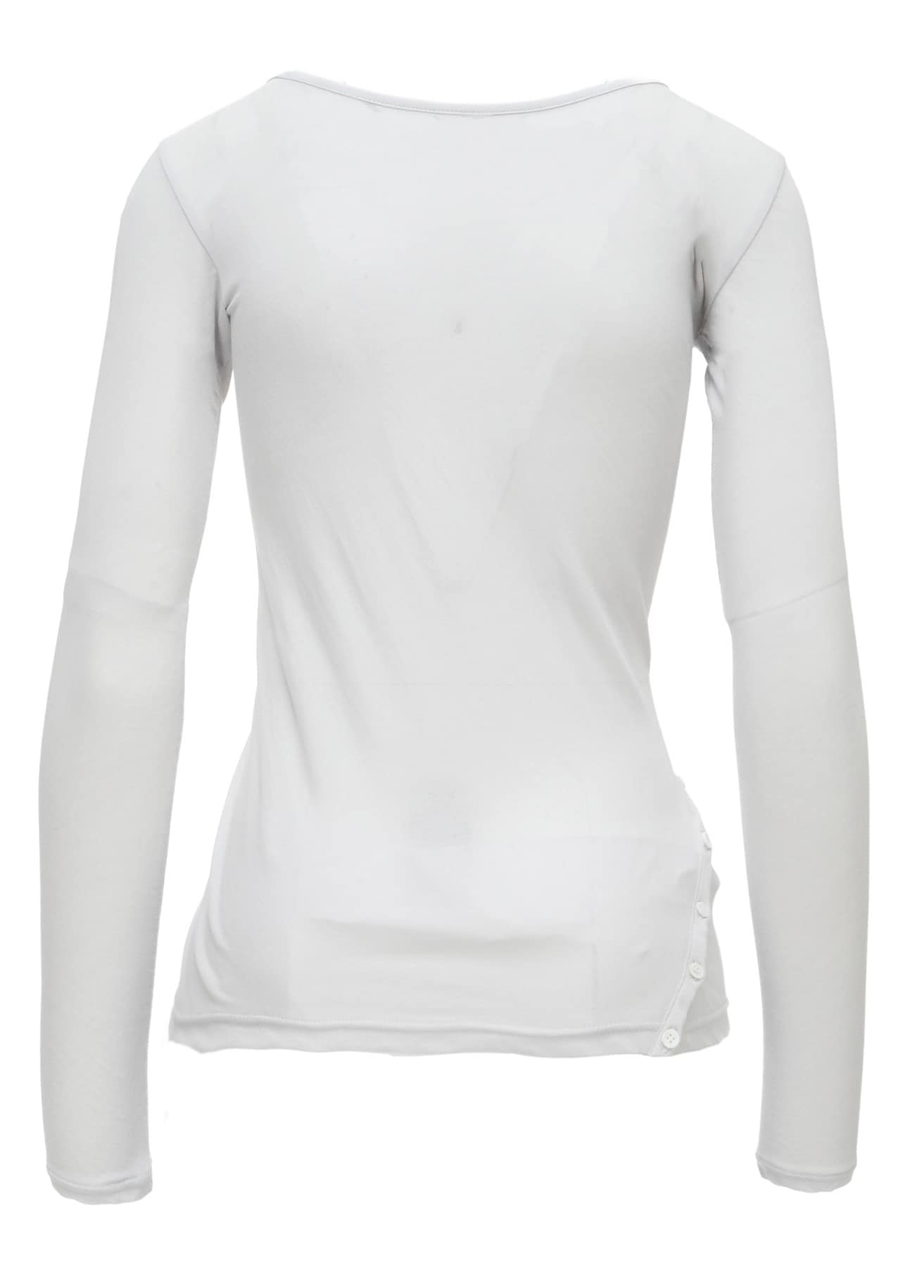HIGH TWISTED SINGLE JERSEY DIGONAL BUTTON LONG SLV T