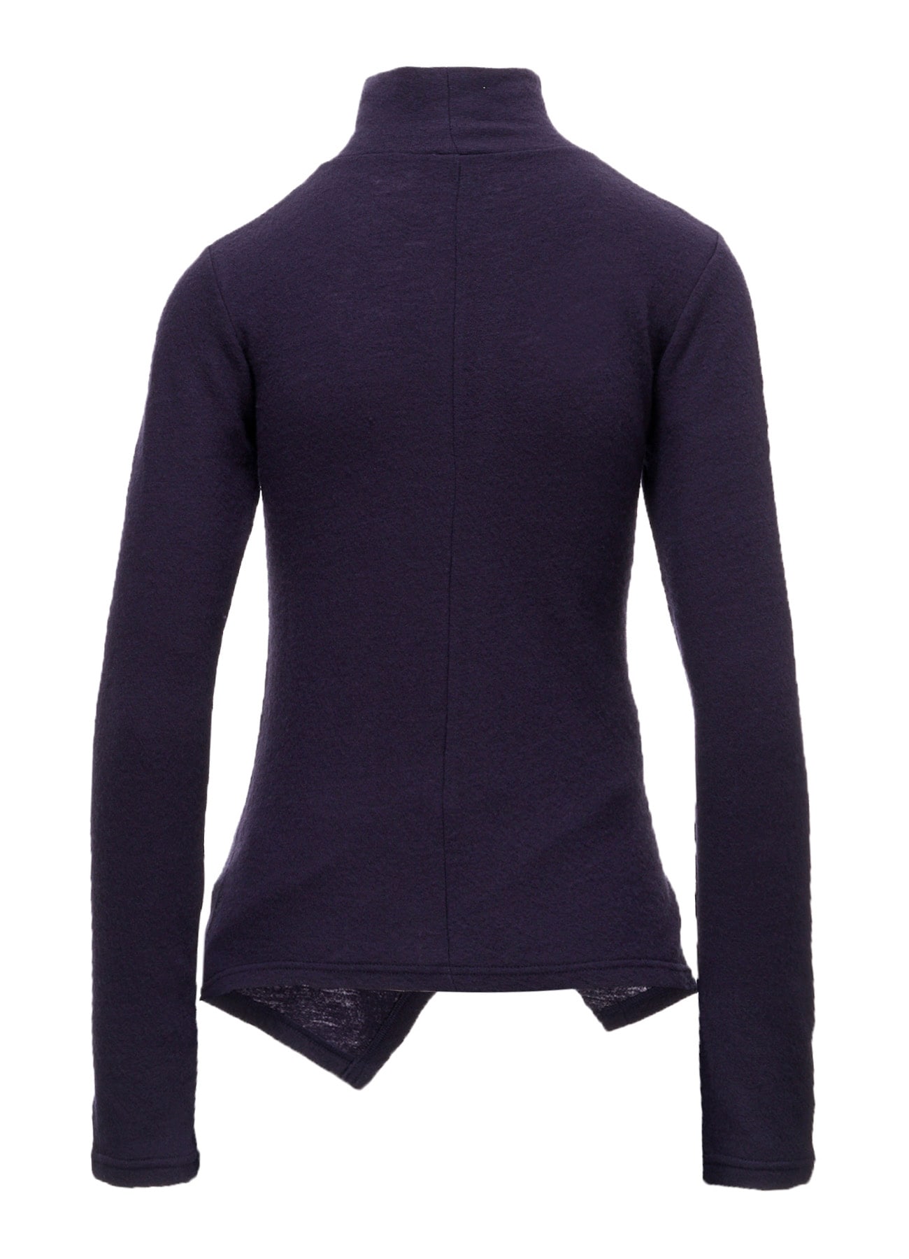 AIRY SPUN LIGHT MILLED CROSS HIGH NECK T