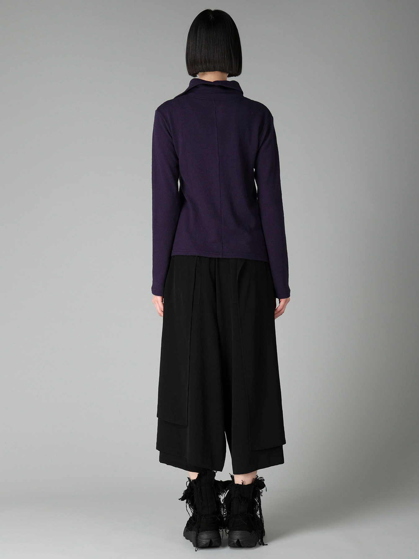 AIRY SPUN LIGHT MILLED ASM COLLAR PULLOVER
