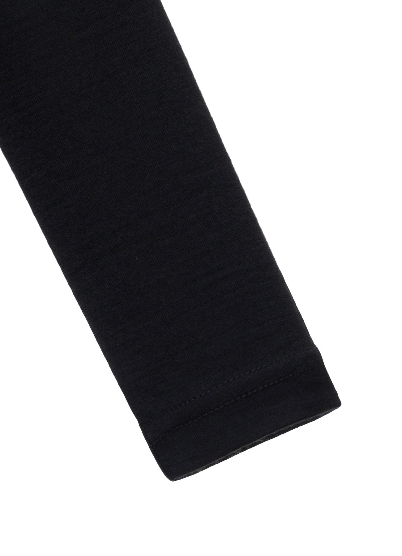 100S WOOL SINGLE GATHERED HIGHNECK T