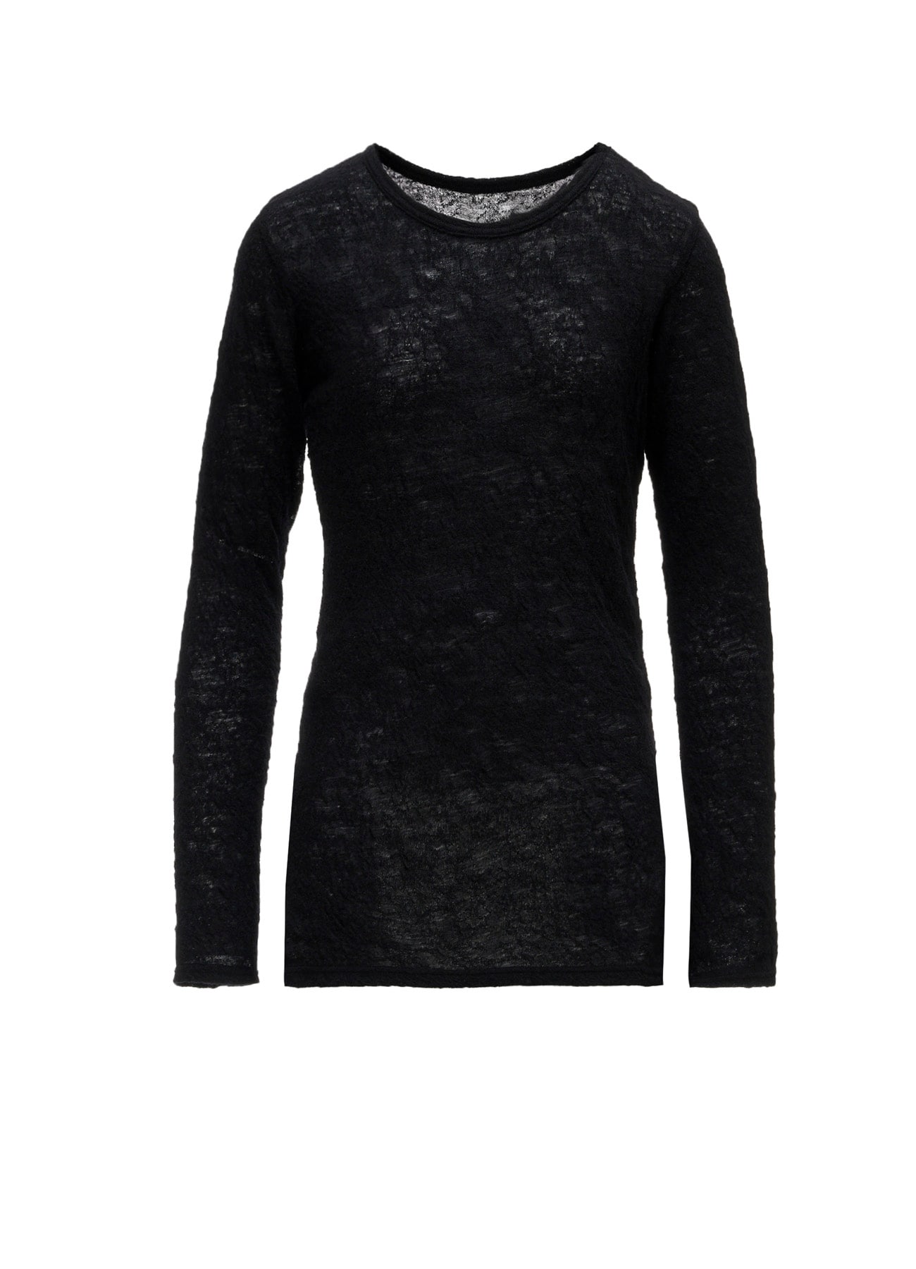 LINKS JACQUARD CREWNECK T