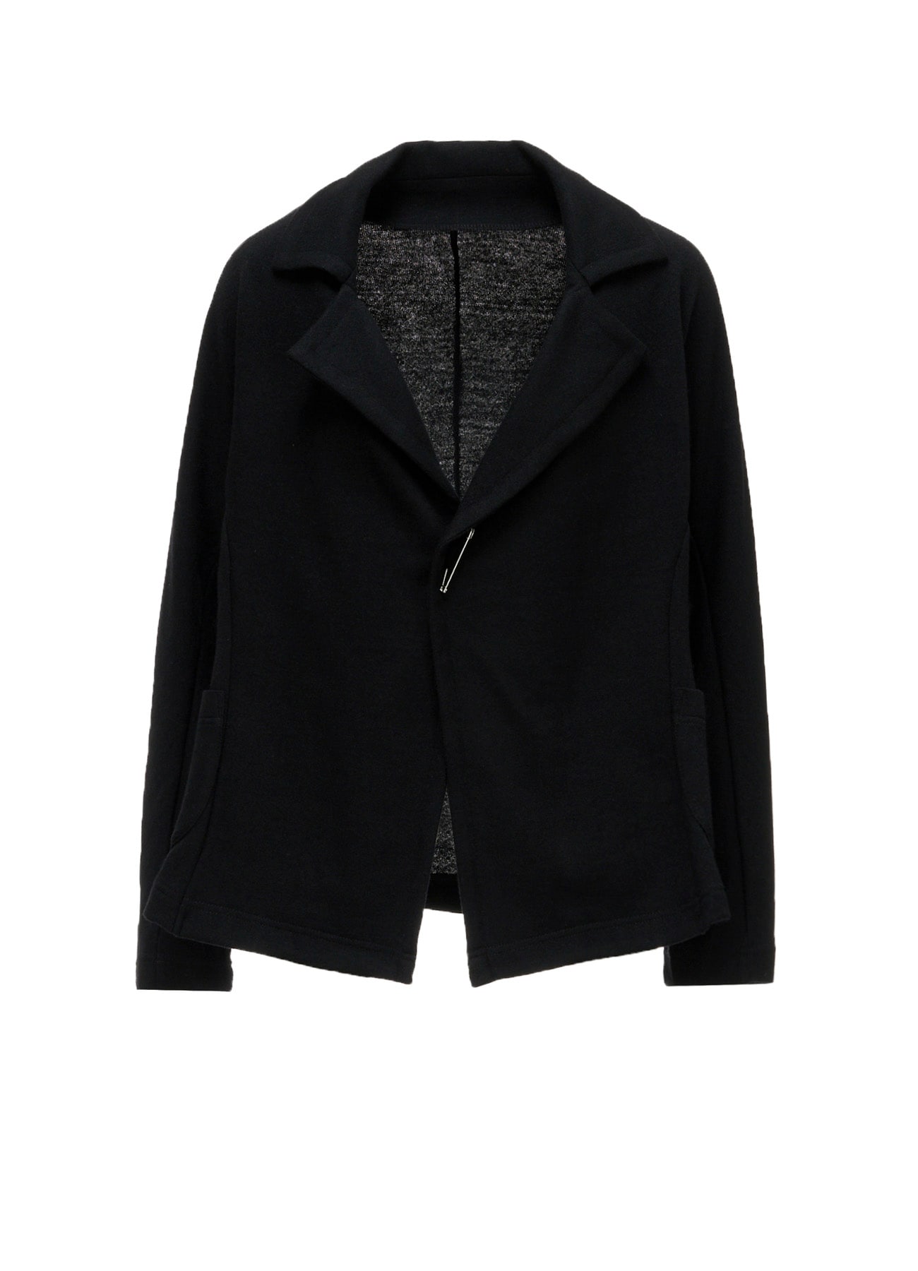 WOOLEN SINGLE JERSEY FLARE JACKET