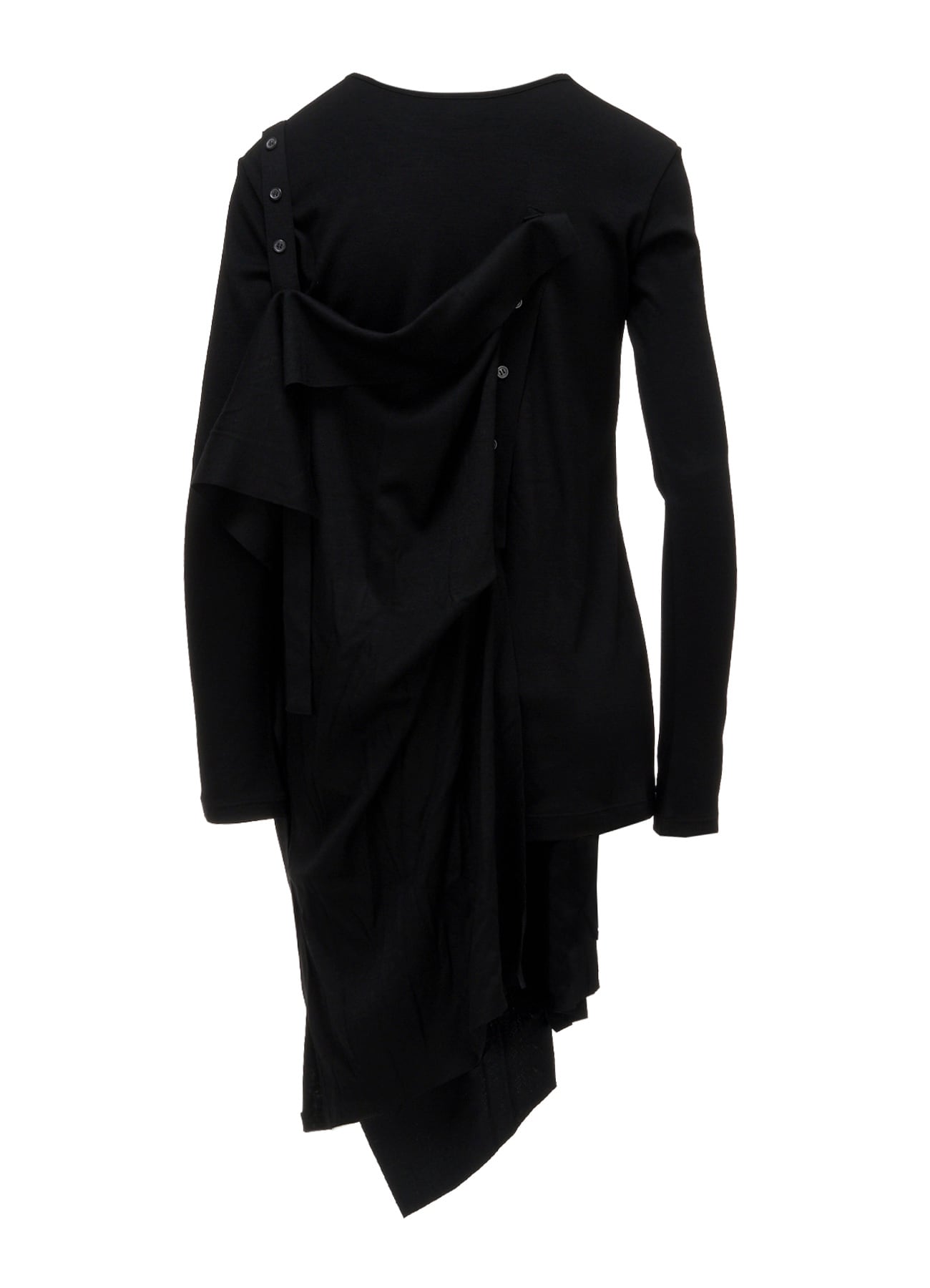 WOOL SMOOTH INTERLOCK STRAP LAYERED T