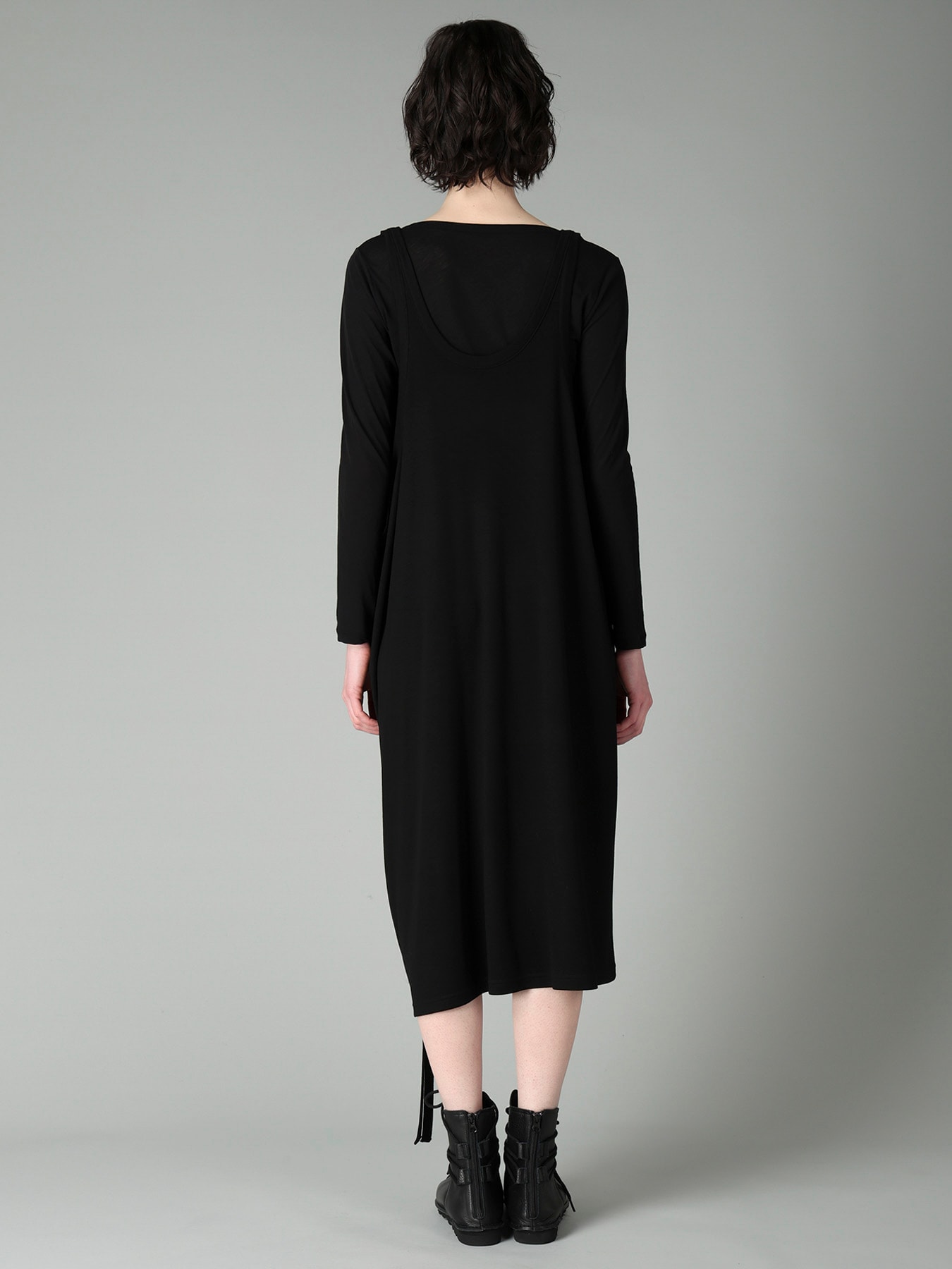 WOOL SMOOTH INTERLOCK ASM SLEEVELESS DRESS