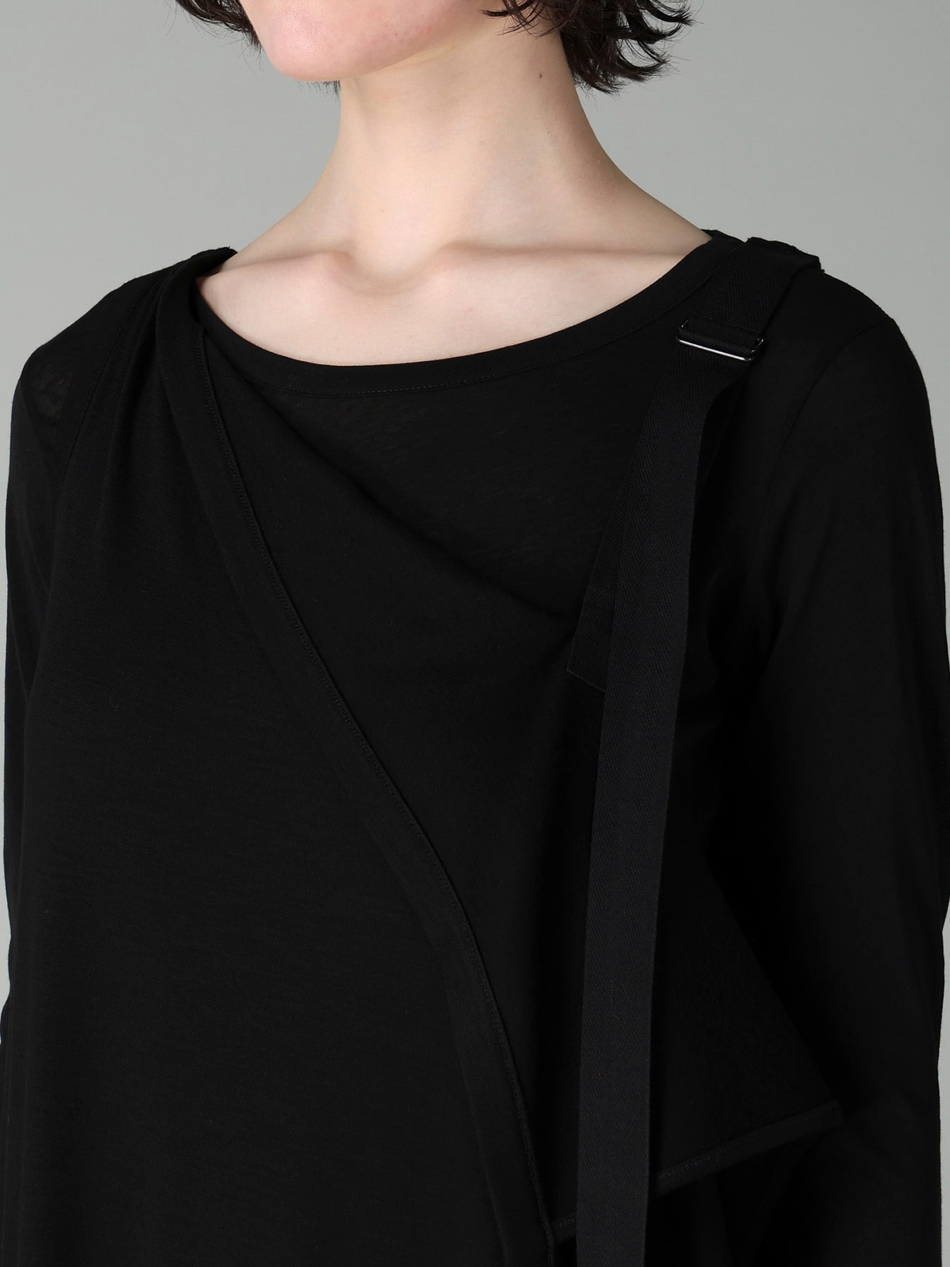 WOOL SMOOTH INTERLOCK ASM SLEEVELESS DRESS