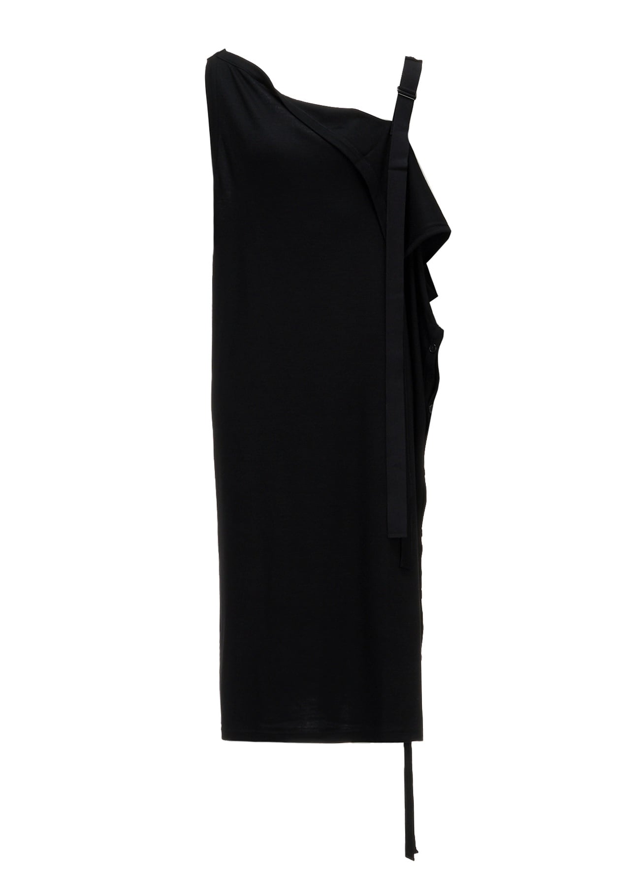 WOOL SMOOTH INTERLOCK ASM SLEEVELESS DRESS