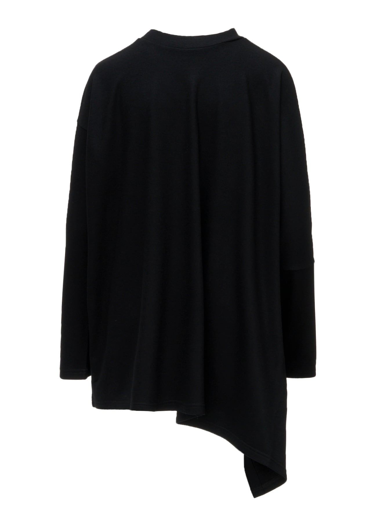 MILLED WOOL SINGLE NEEDLE PUNCH PULLOVER