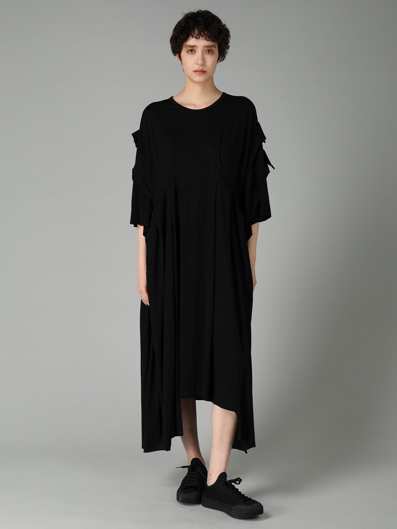 SUPIMA SINGLE JERSEY REVERSE SEAM DRESS