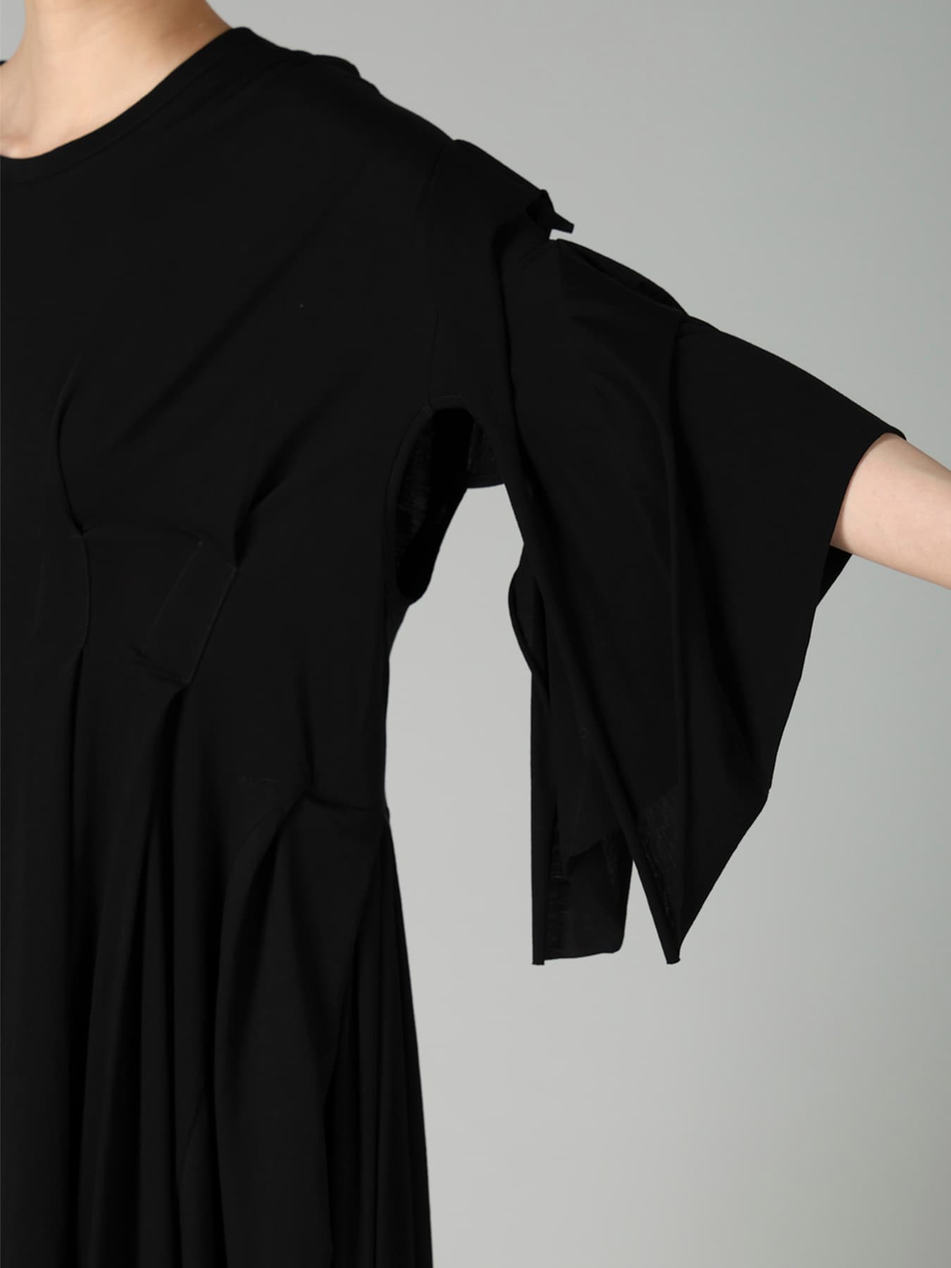 SUPIMA SINGLE JERSEY REVERSE SEAM DRESS
