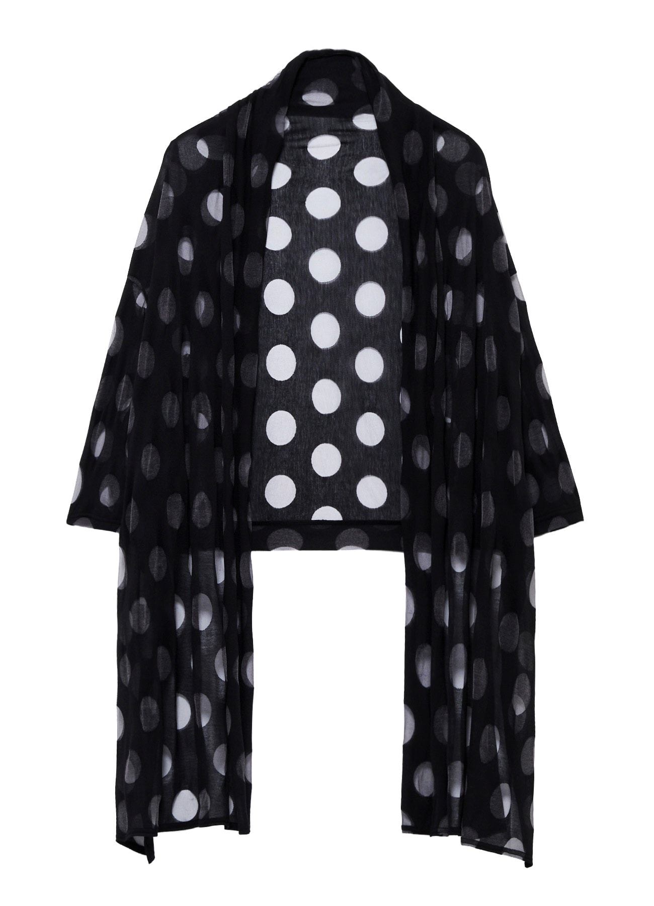 C/NY OPAL SINGLE JERSEY  UNBALANCED CARDIGAN