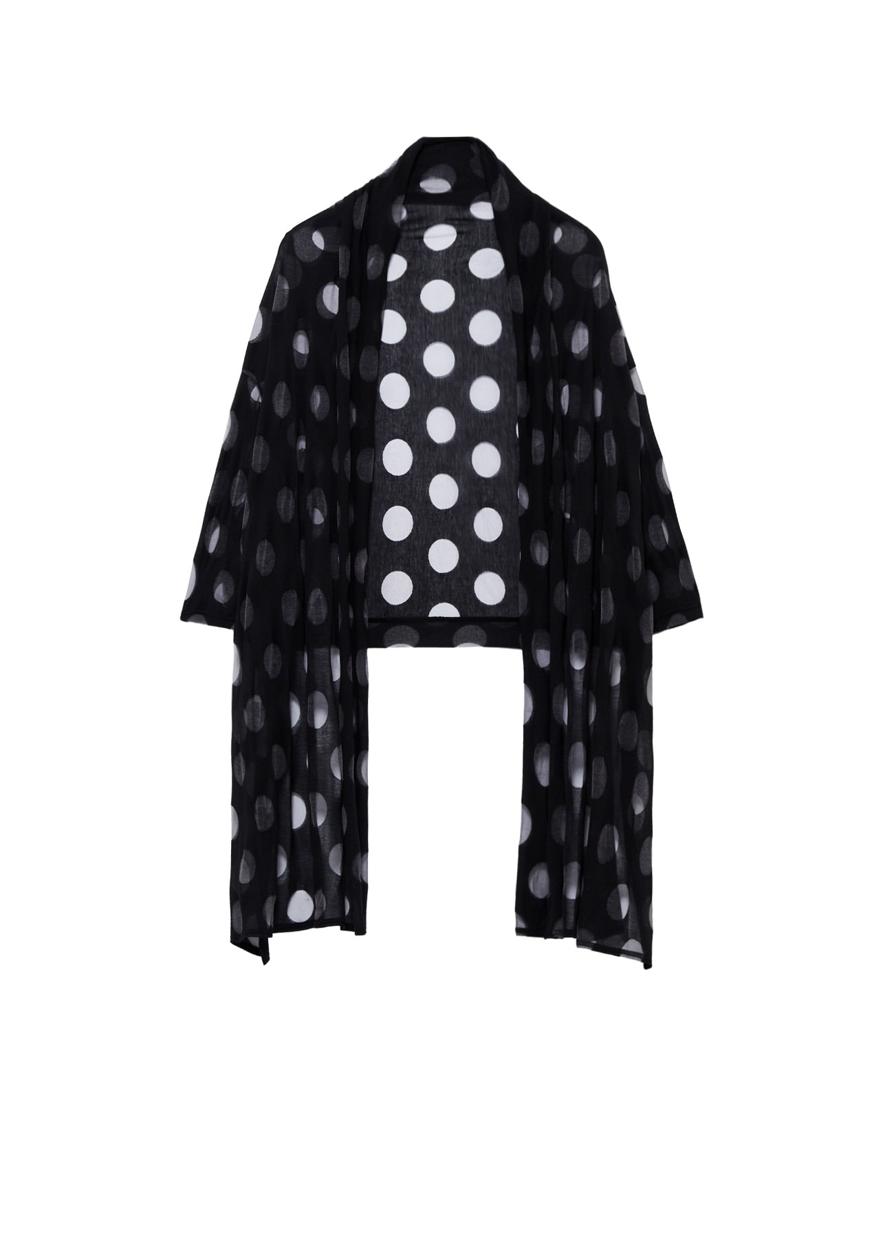 C/NY OPAL SINGLE JERSEY  UNBALANCED CARDIGAN