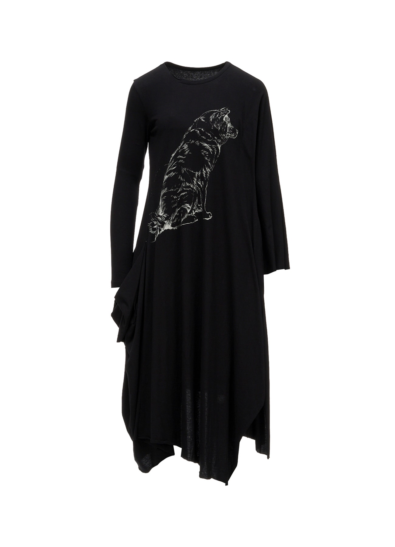 COTTON SINGLE JERSEY PRINTED DRESS SARAH