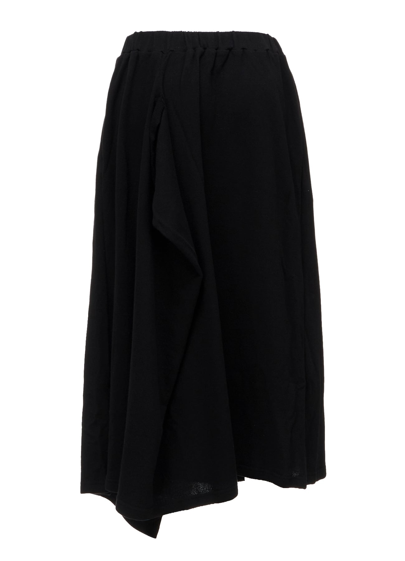 CREPE FRENCH TERRY ASYMMETRIC SKIRT