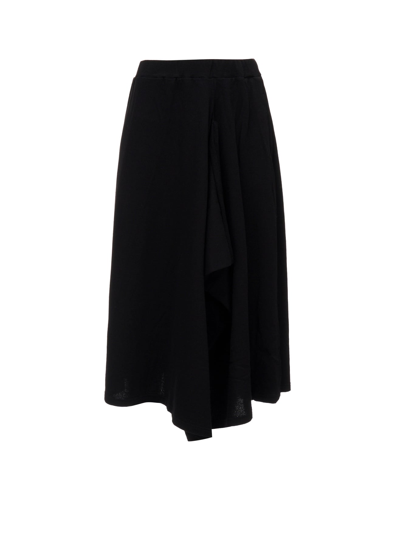 CREPE FRENCH TERRY ASYMMETRIC SKIRT