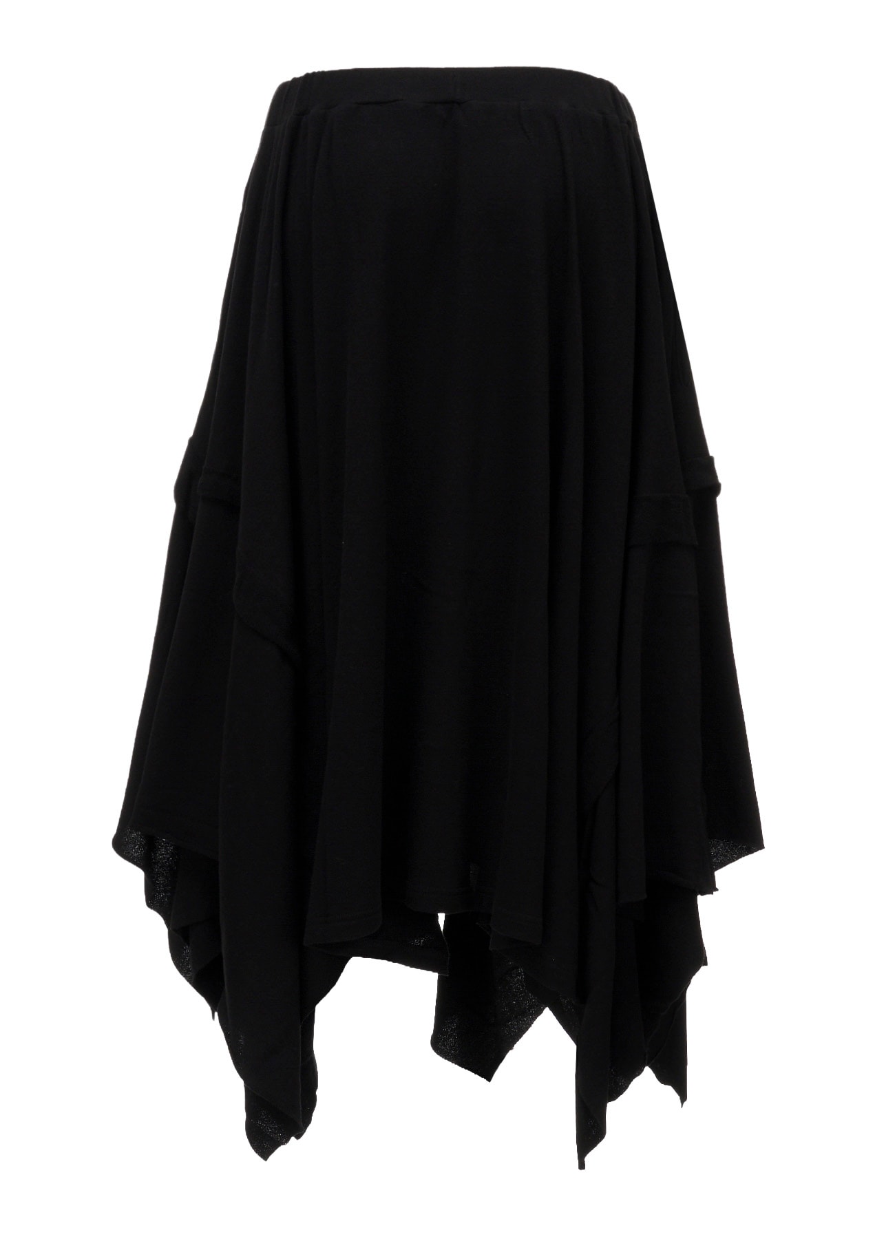 CREPE FRENCH TERRY DRAPED SKIRT B