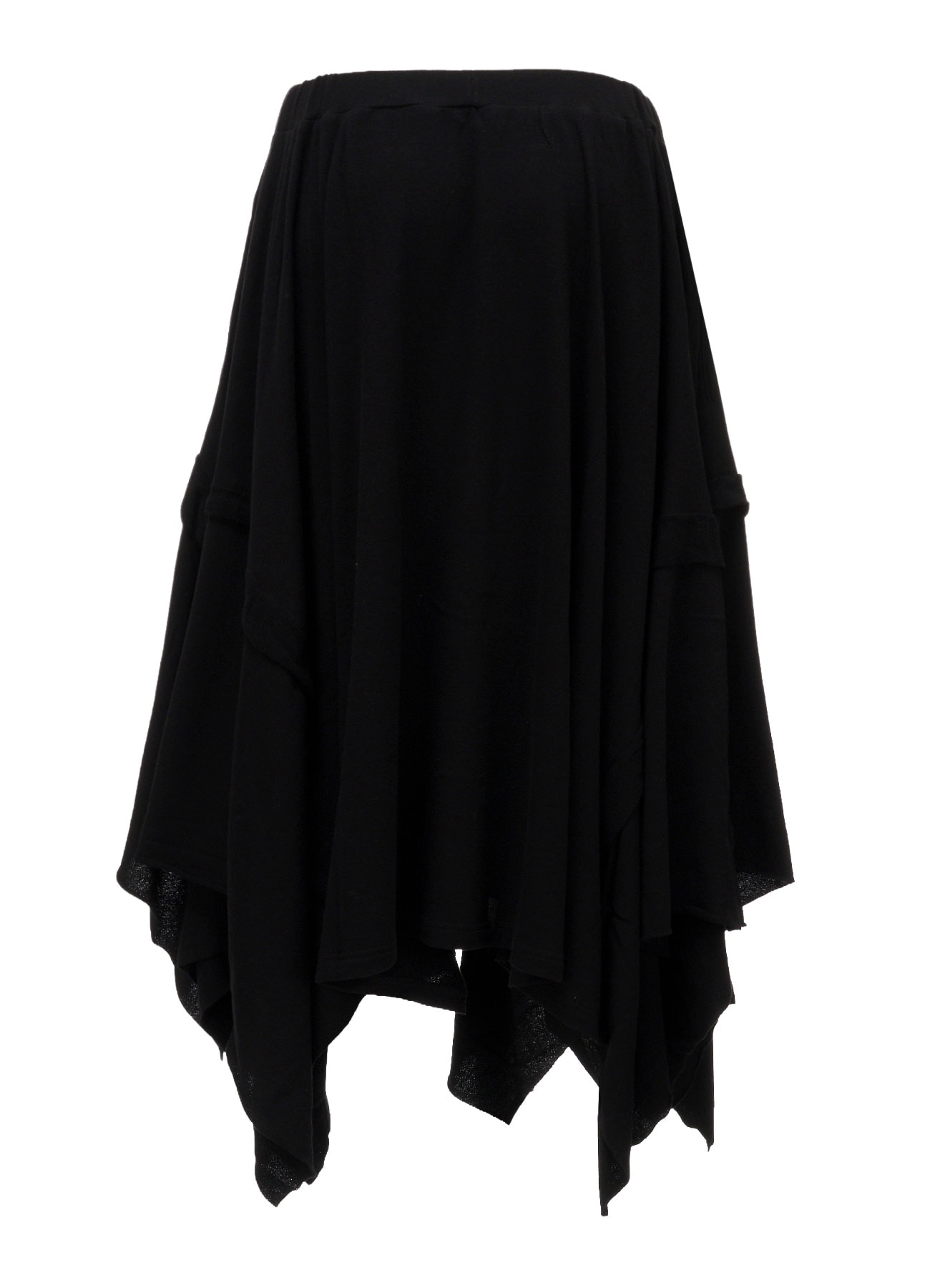 CREPE FRENCH TERRY DRAPED SKIRT B