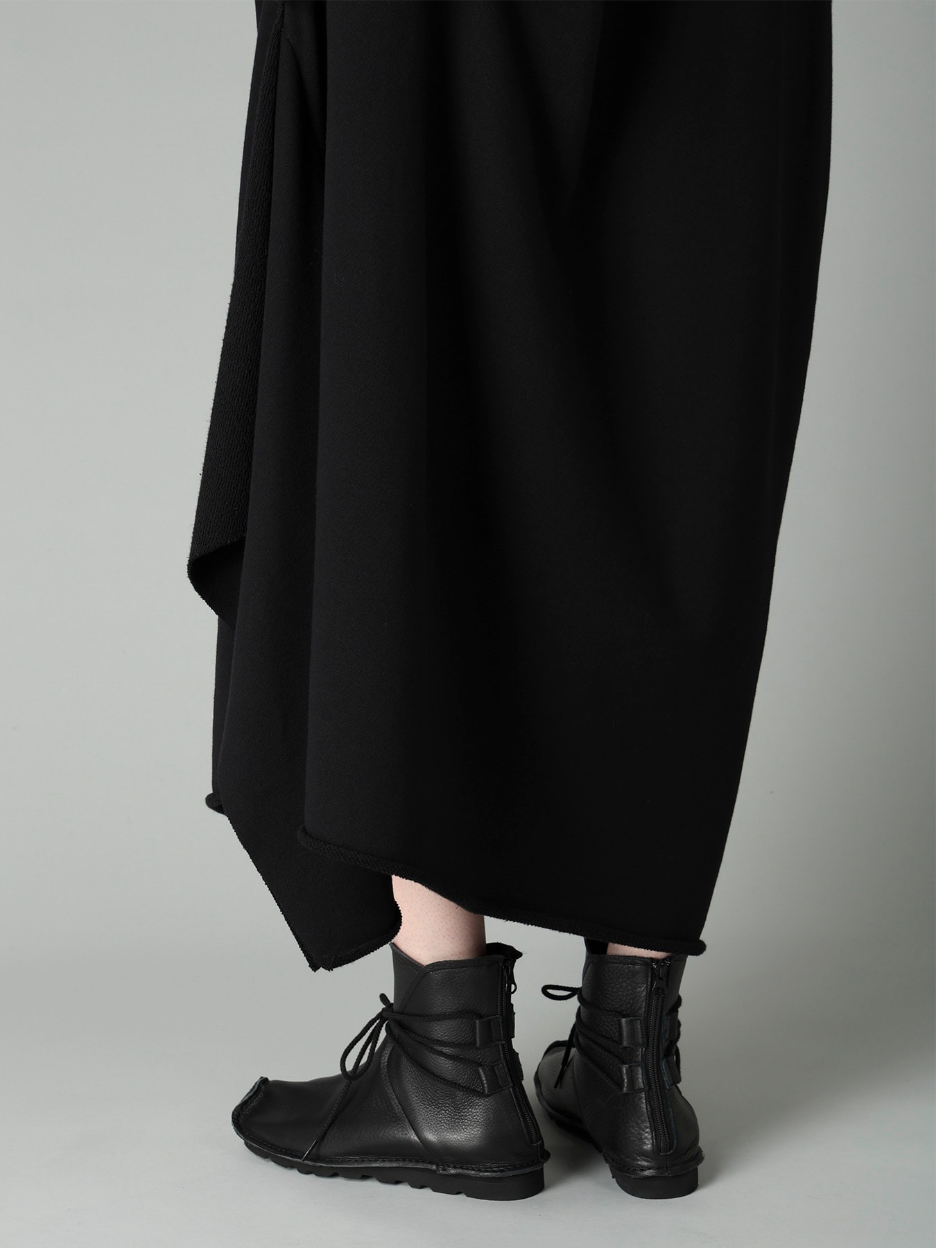 FRENCH TERRY TUCK POINT DRESS