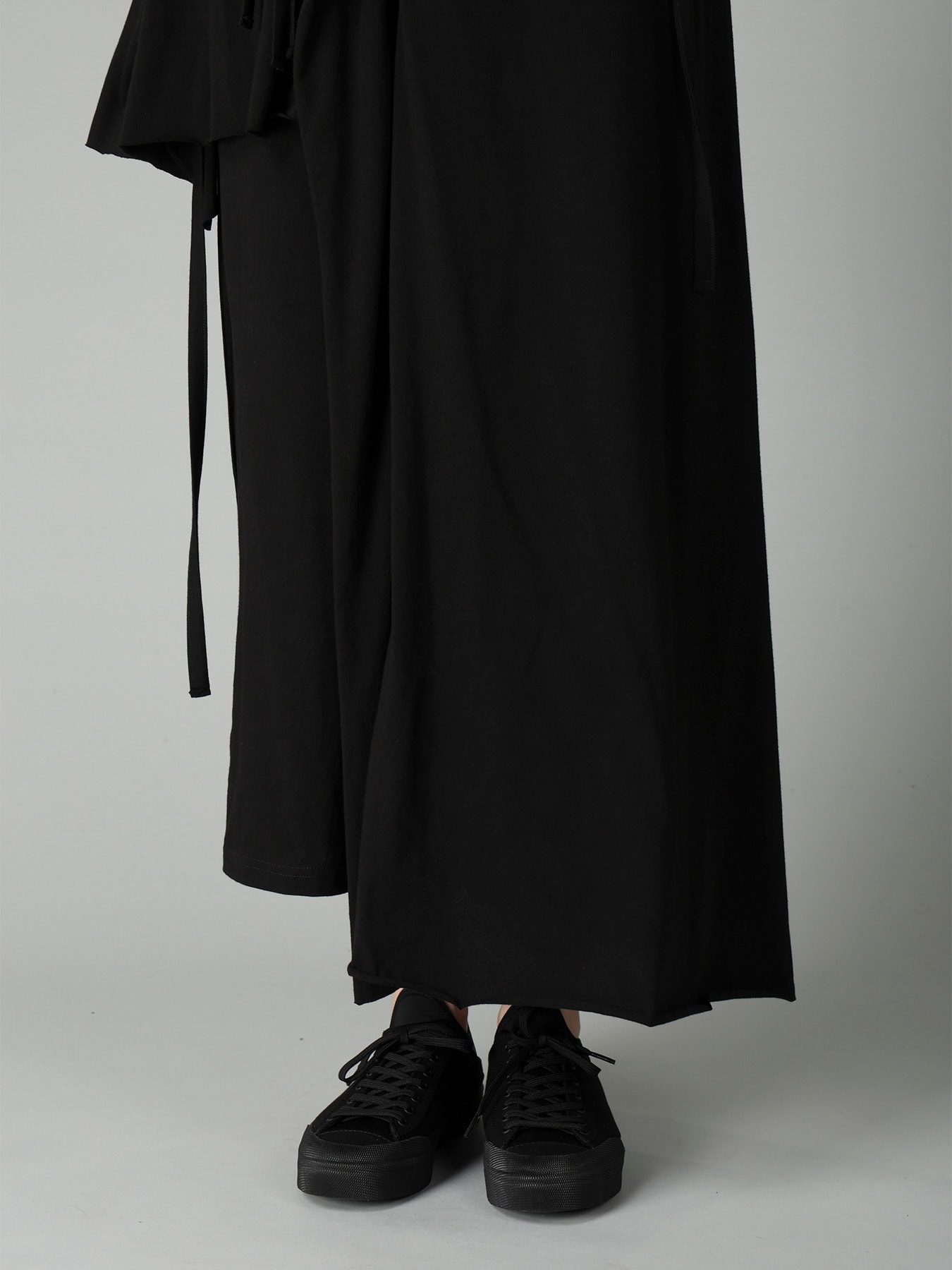 COTTON SINGLE JERSEY BINDER DRAPED DRESS A