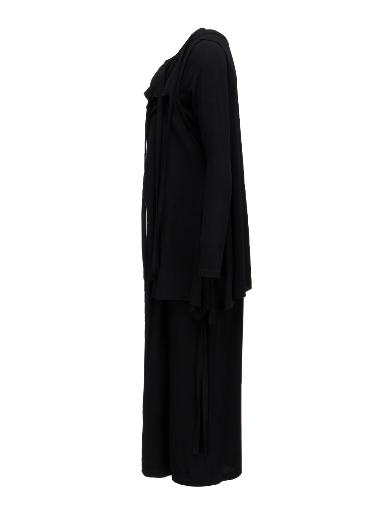 COTTON SINGLE JERSEY BINDER DRAPED DRESS B