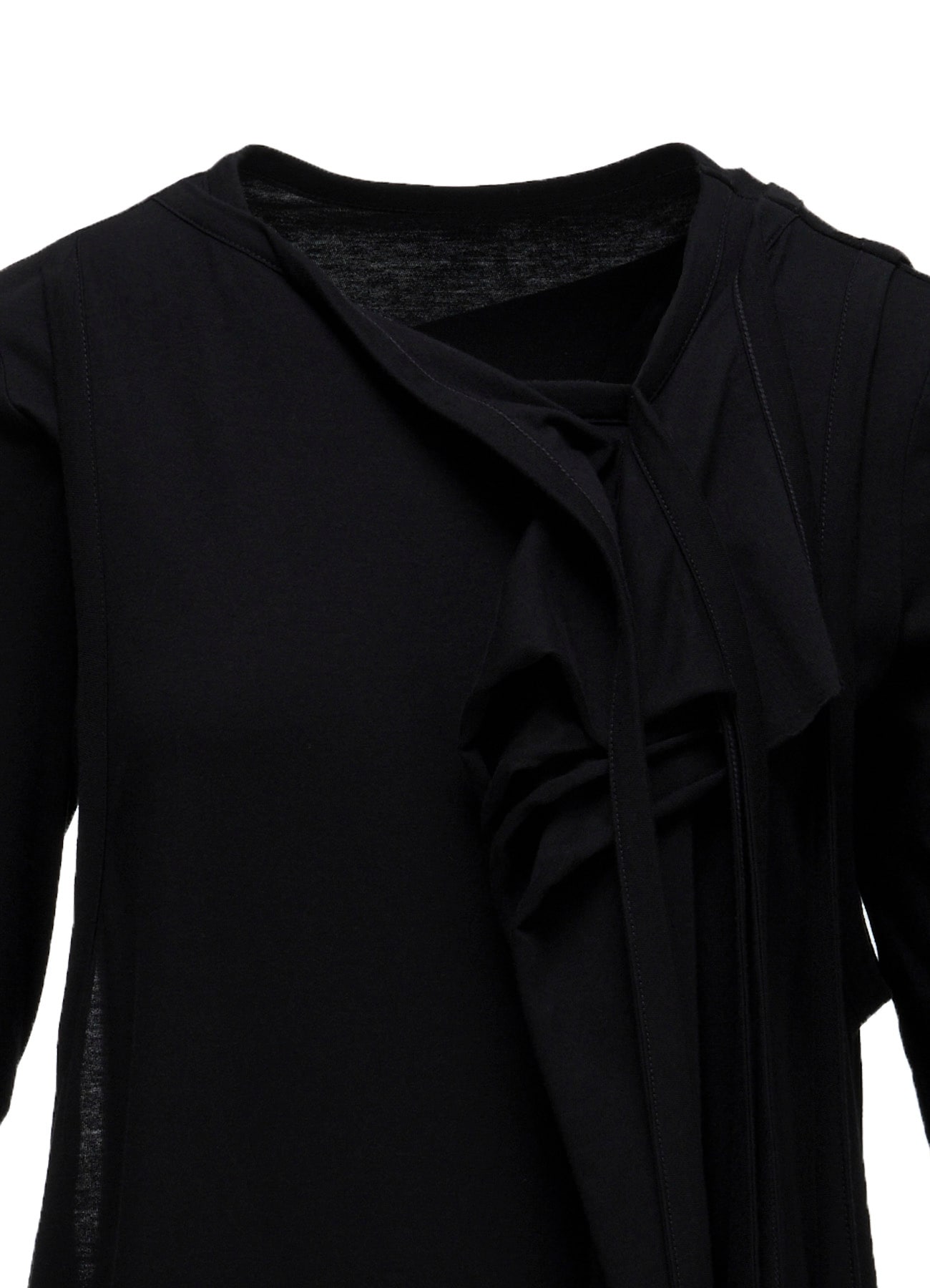 COTTON SINGLE JERSEY BINDER DRAPED DRESS B