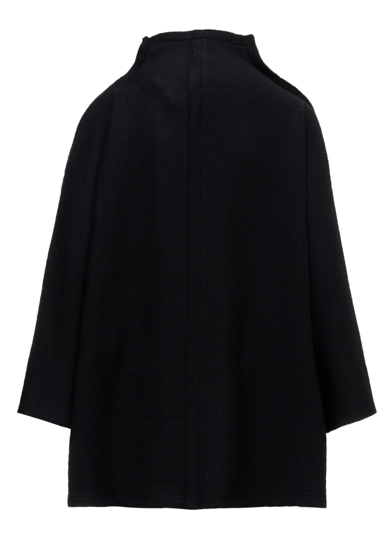 MILLED WOOL SHEEP PILE PATCH POCKET CARDIGAN