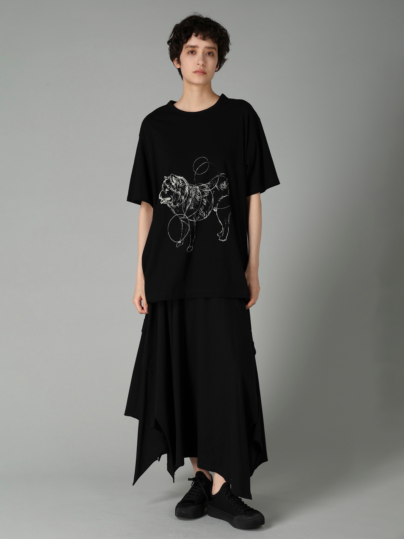 30/-COTTON SINGLE JERSEY SHORT SLV PRINTED T PINA