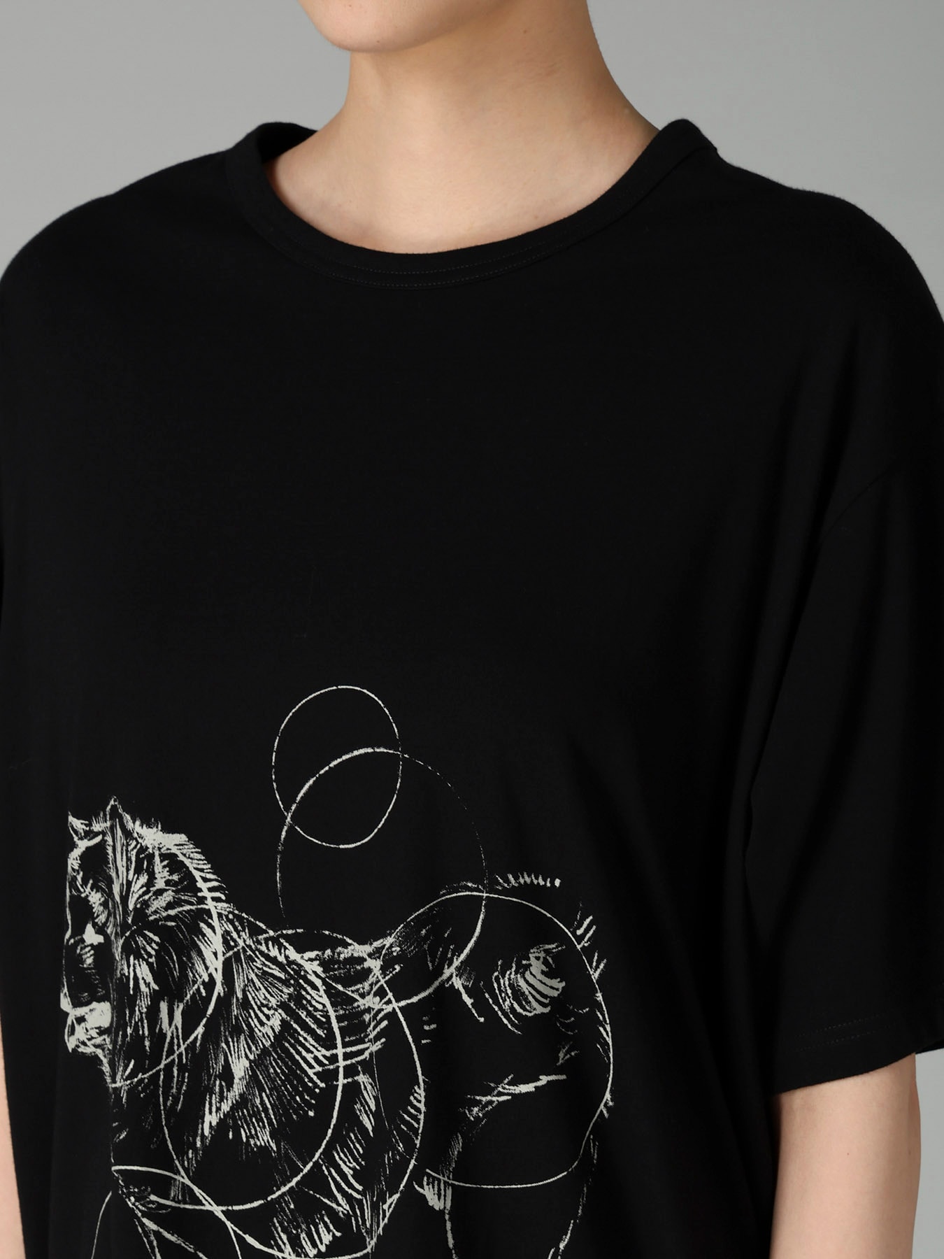 30/-COTTON SINGLE JERSEY SHORT SLV PRINTED T PINA