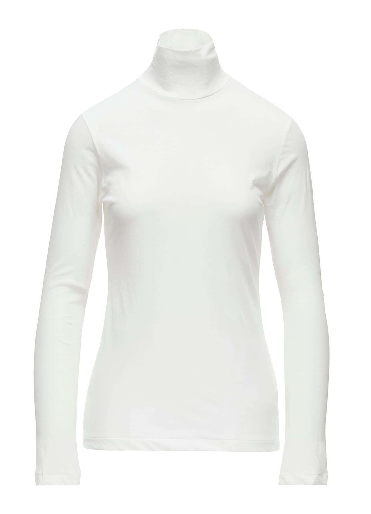 80/-HIGH TWISTED SINGLE JERSEY LONG SLV TURTLE NECK PO