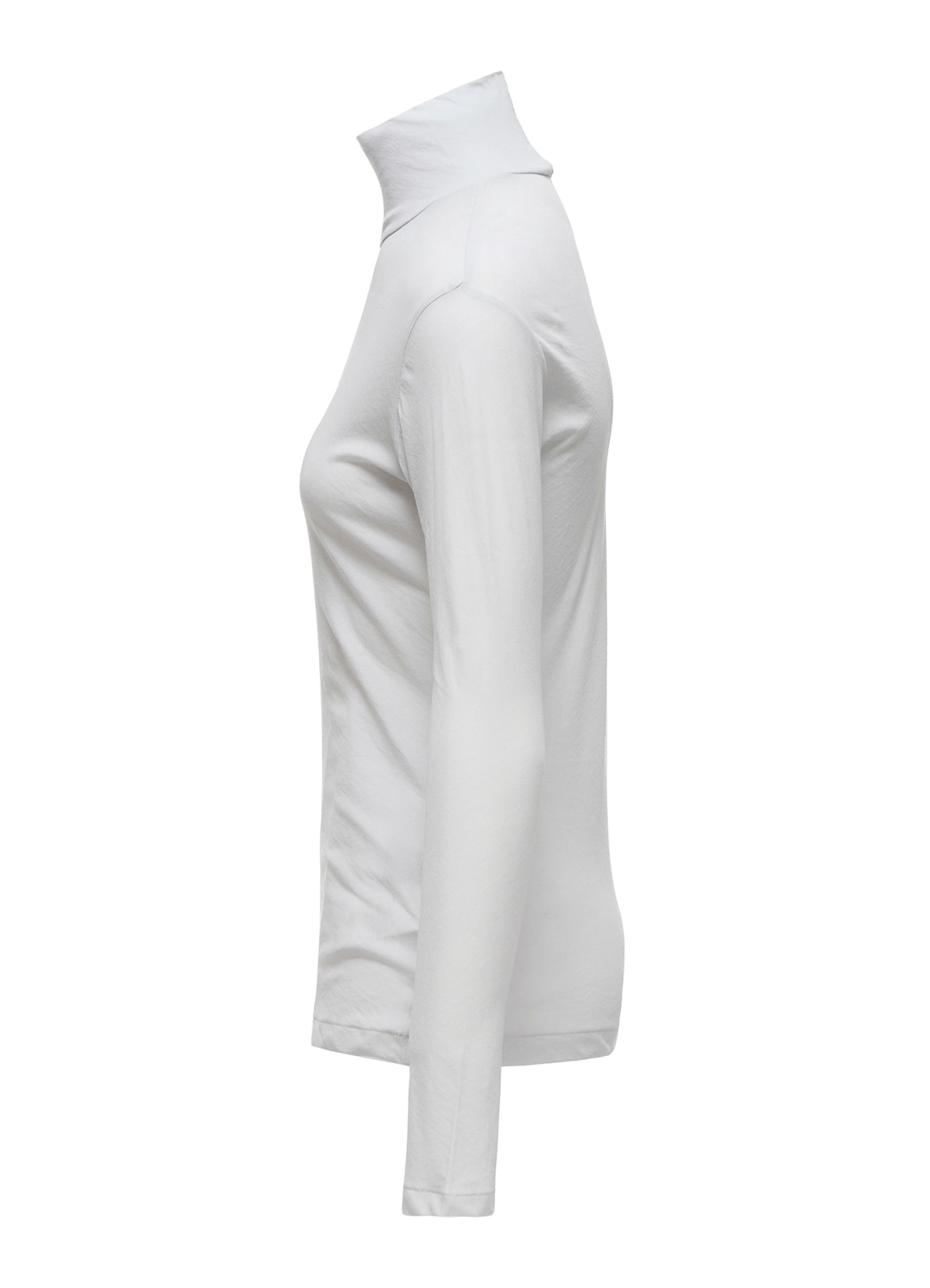 80/-HIGH TWISTED SINGLE JERSEY LONG SLV TURTLE NECK PO
