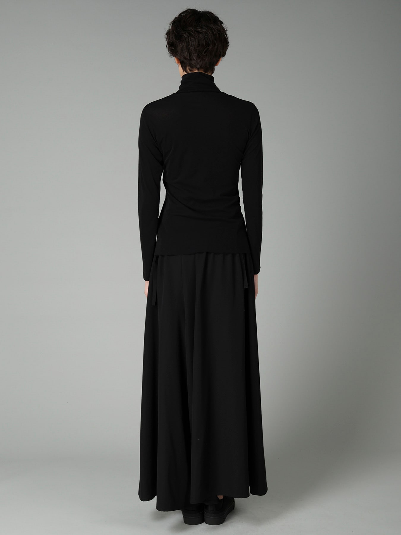 80/-HIGH TWISTED SINGLE JERSEY LONG SLV TURTLE NECK PO
