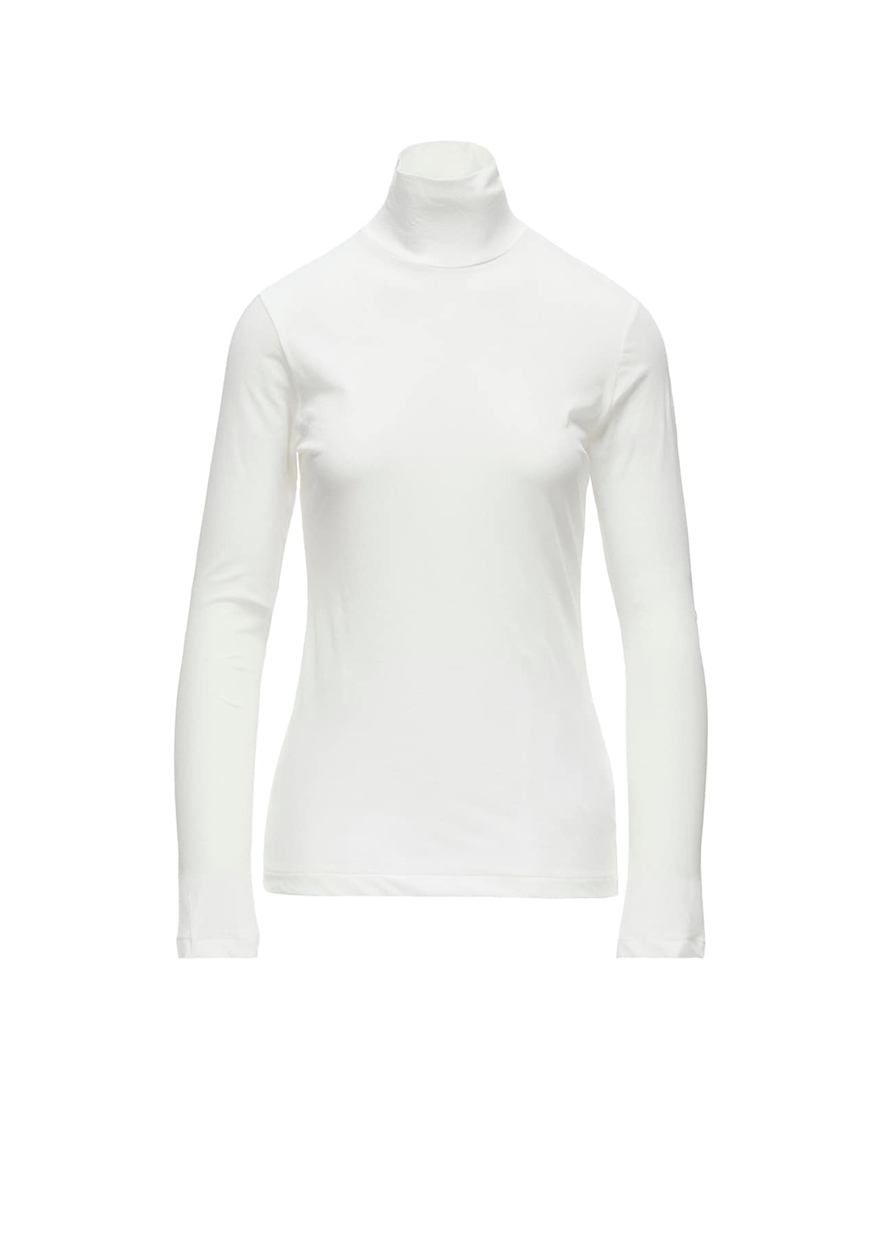 80/-HIGH TWISTED SINGLE JERSEY LONG SLV TURTLE NECK PO
