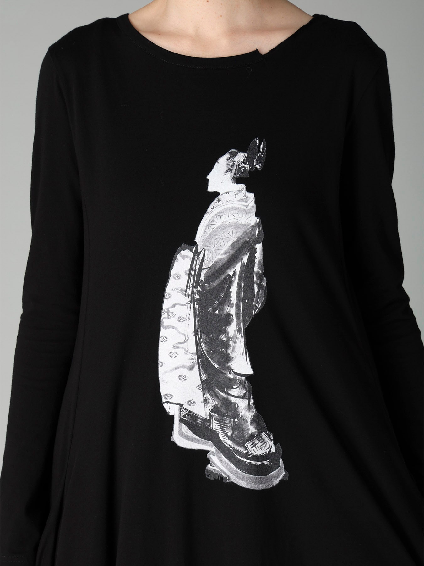 30/-COTTON SINGLE JERSEY PRINTED DRESS C