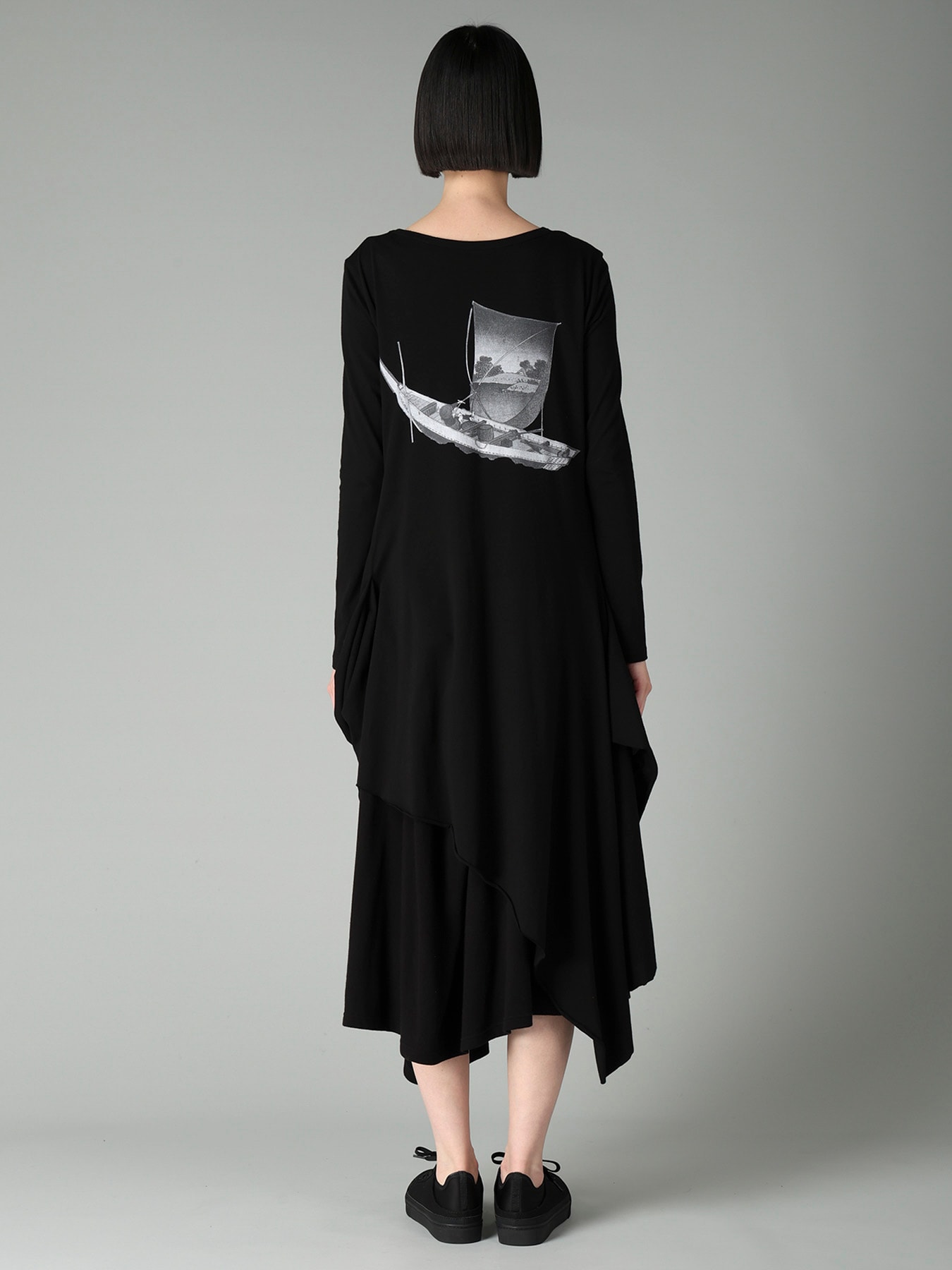 30/-COTTON SINGLE JERSEY PRINTED DRESS C