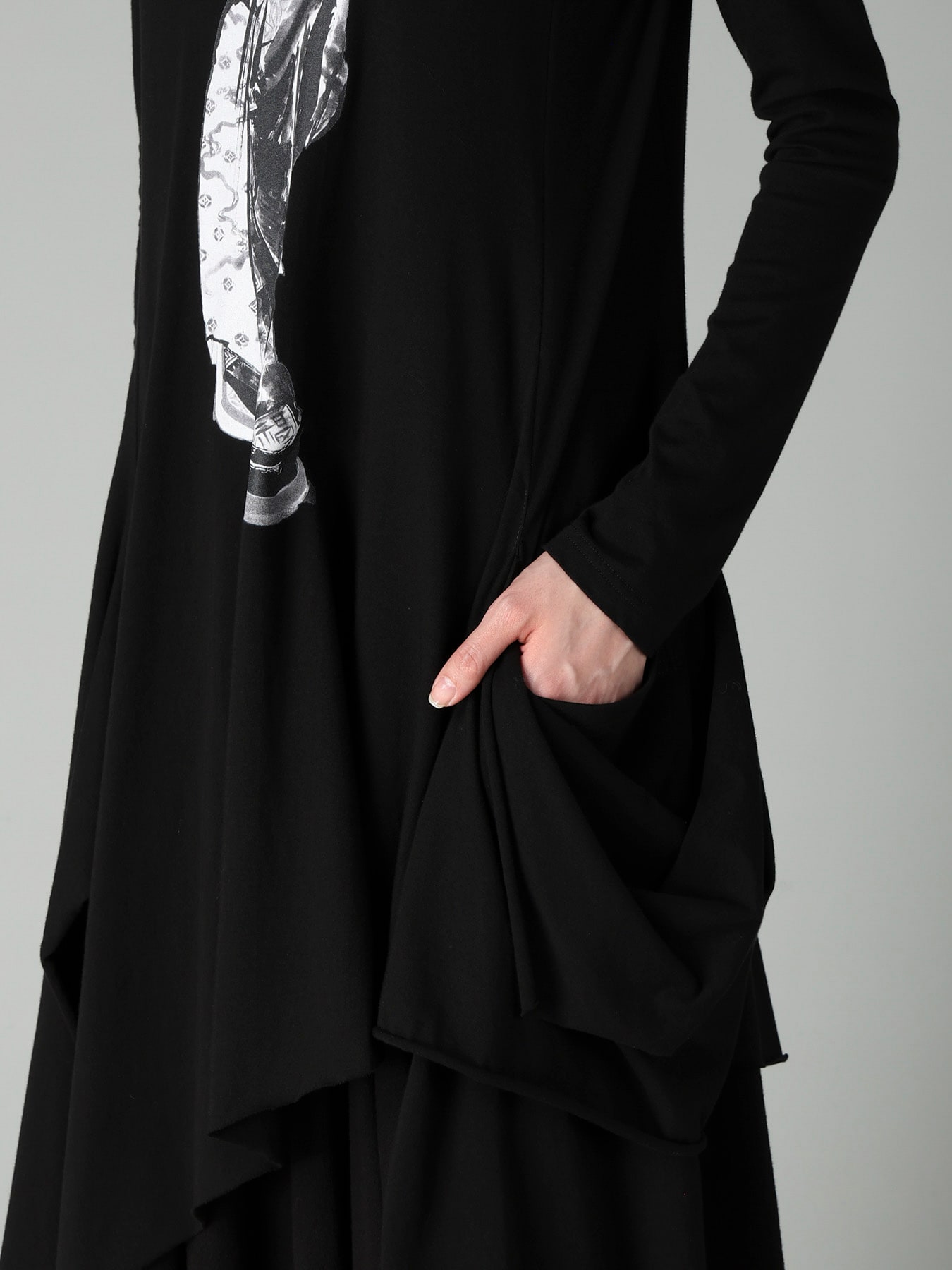 30/-COTTON SINGLE JERSEY PRINTED DRESS C