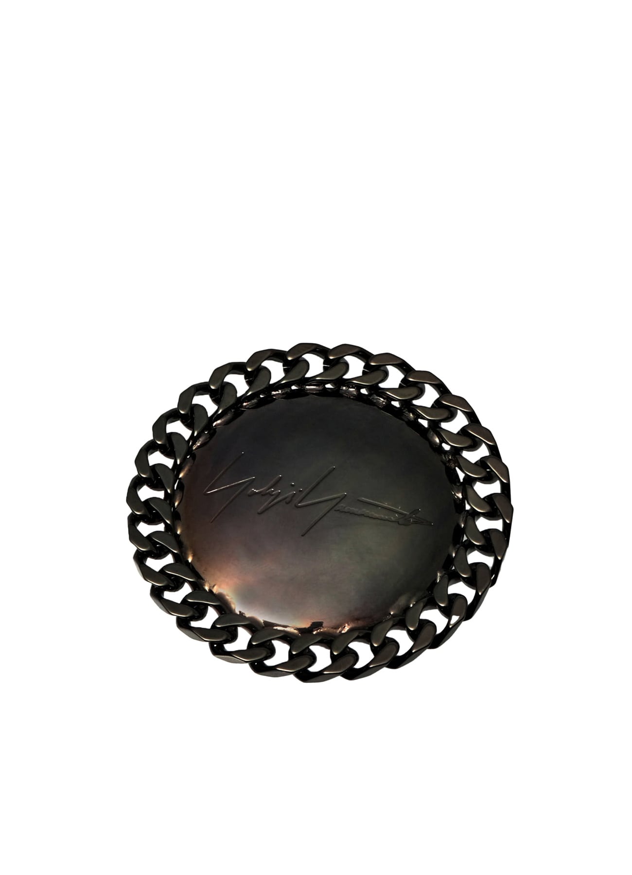 GUN/BRASS BUTTON BROOCH65MM