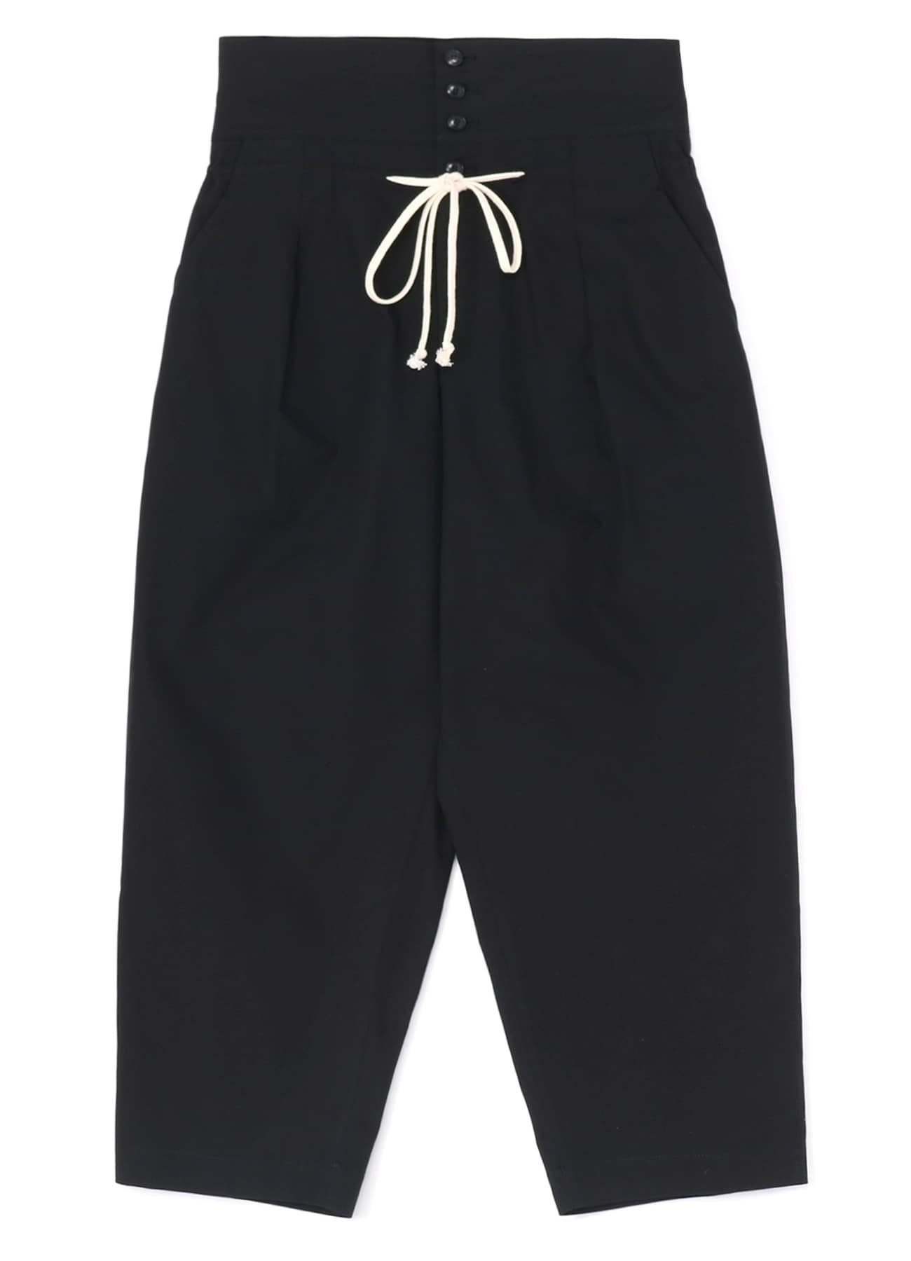 POPLIN R-HIGH WAIST PANTS