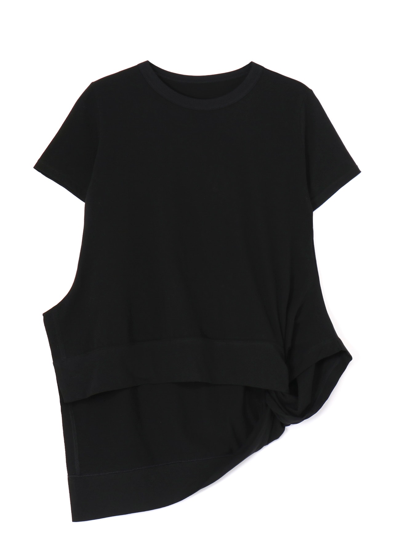 COTTON SINGLE JERSEY R-H TWISTED T-SHIRT