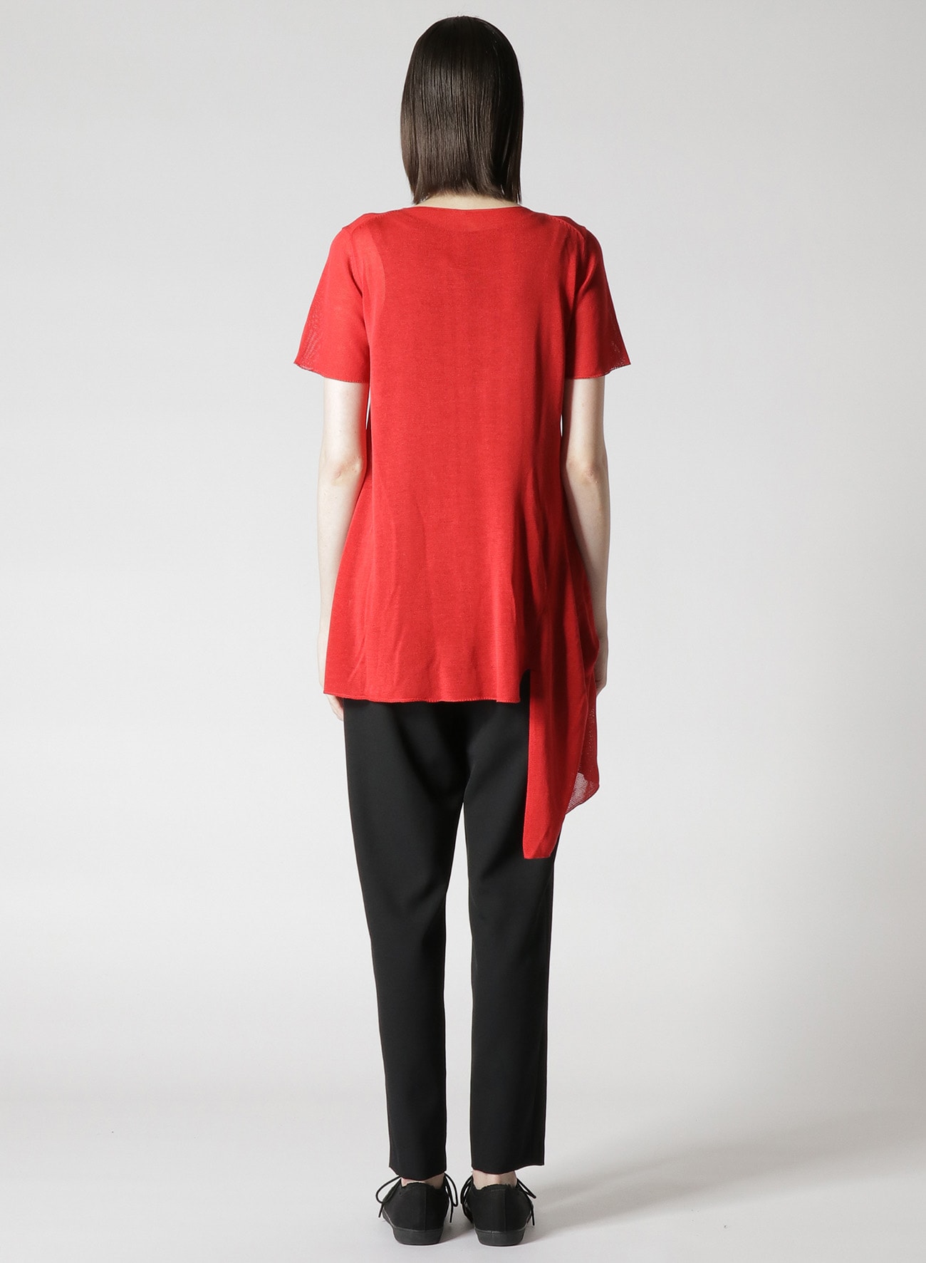 12G2P PLAIN STITCH SHORT SLEEVE DESIGNED CLOTH B(S Red): Vintage 