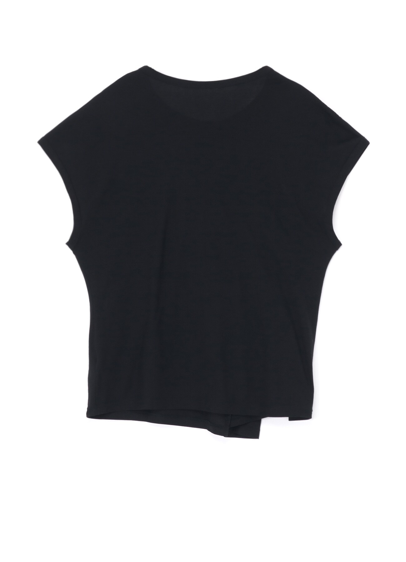 40/- HIGH TWIST COTTON JERSEY PATCHWORK T-SHIRT(S Black): Yohji  Yamamoto｜THE SHOP YOHJI YAMAMOTO