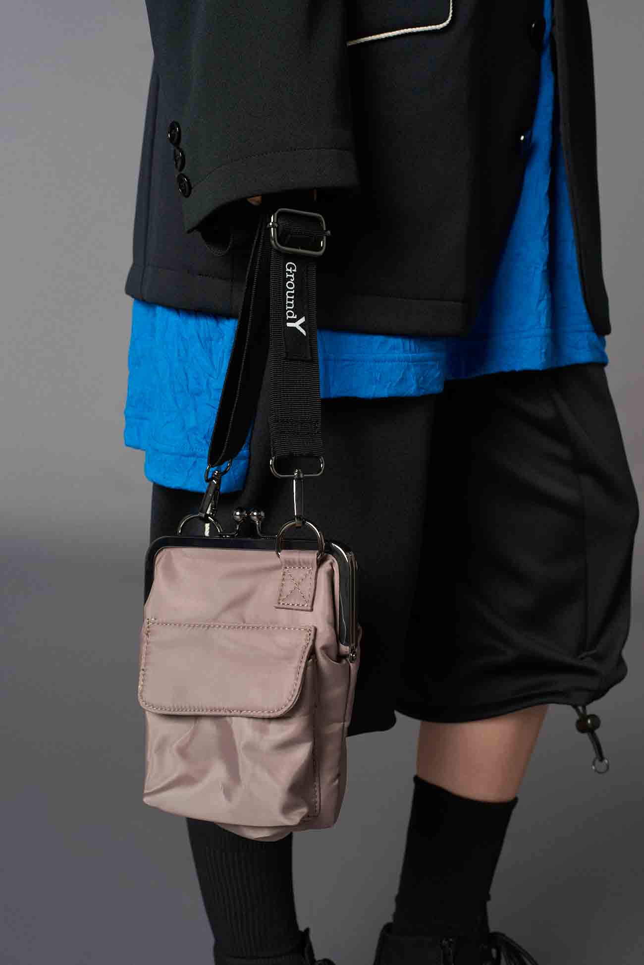 SHOULDER BAG WITH CLASP CLOSURE