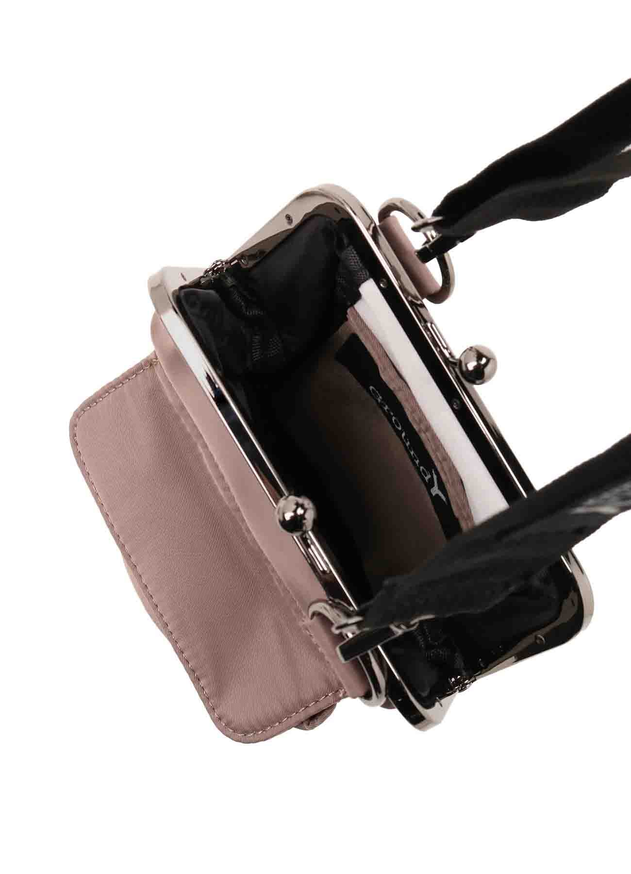 SHOULDER BAG WITH CLASP CLOSURE