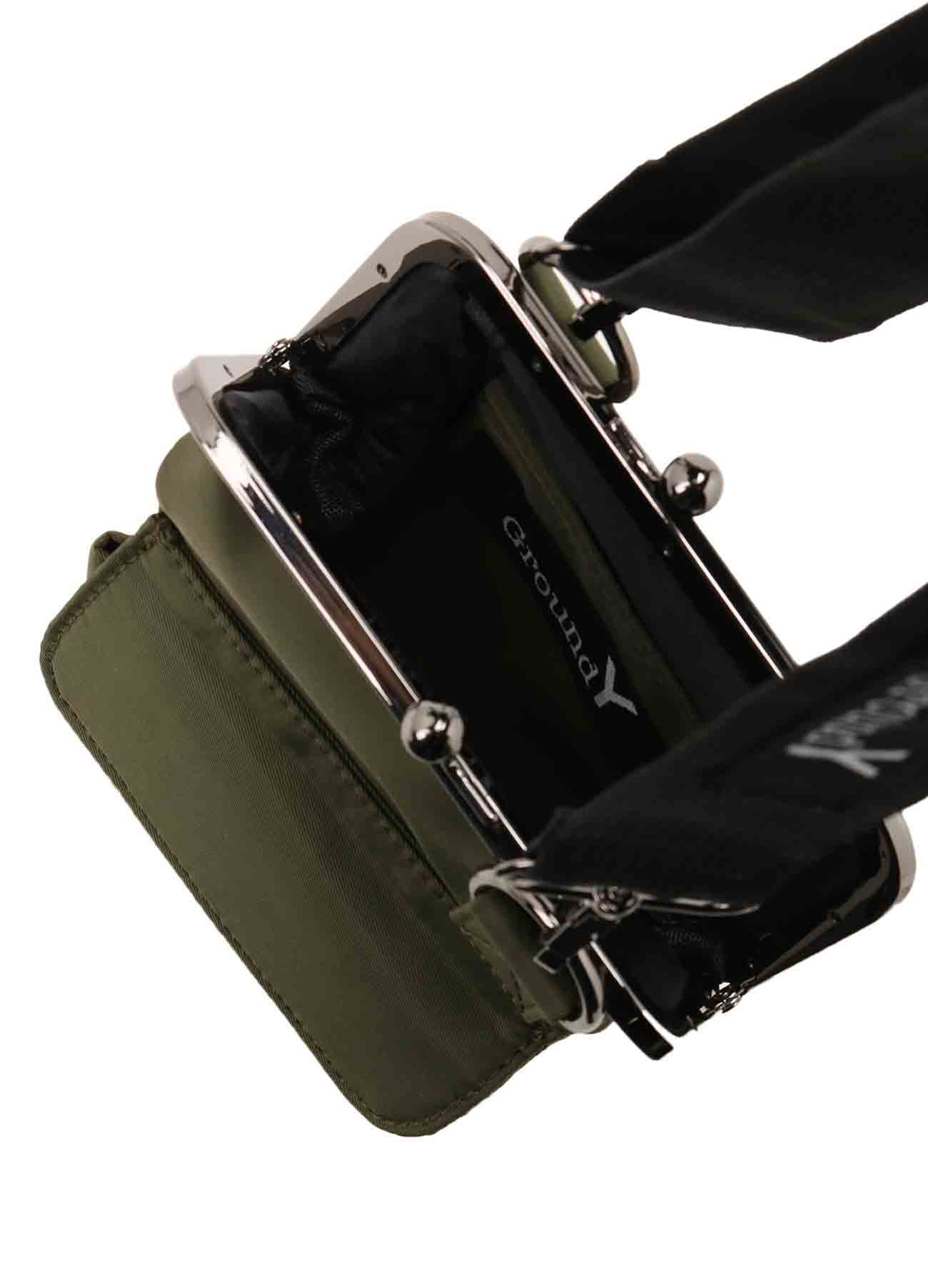 SHOULDER BAG WITH CLASP CLOSURE