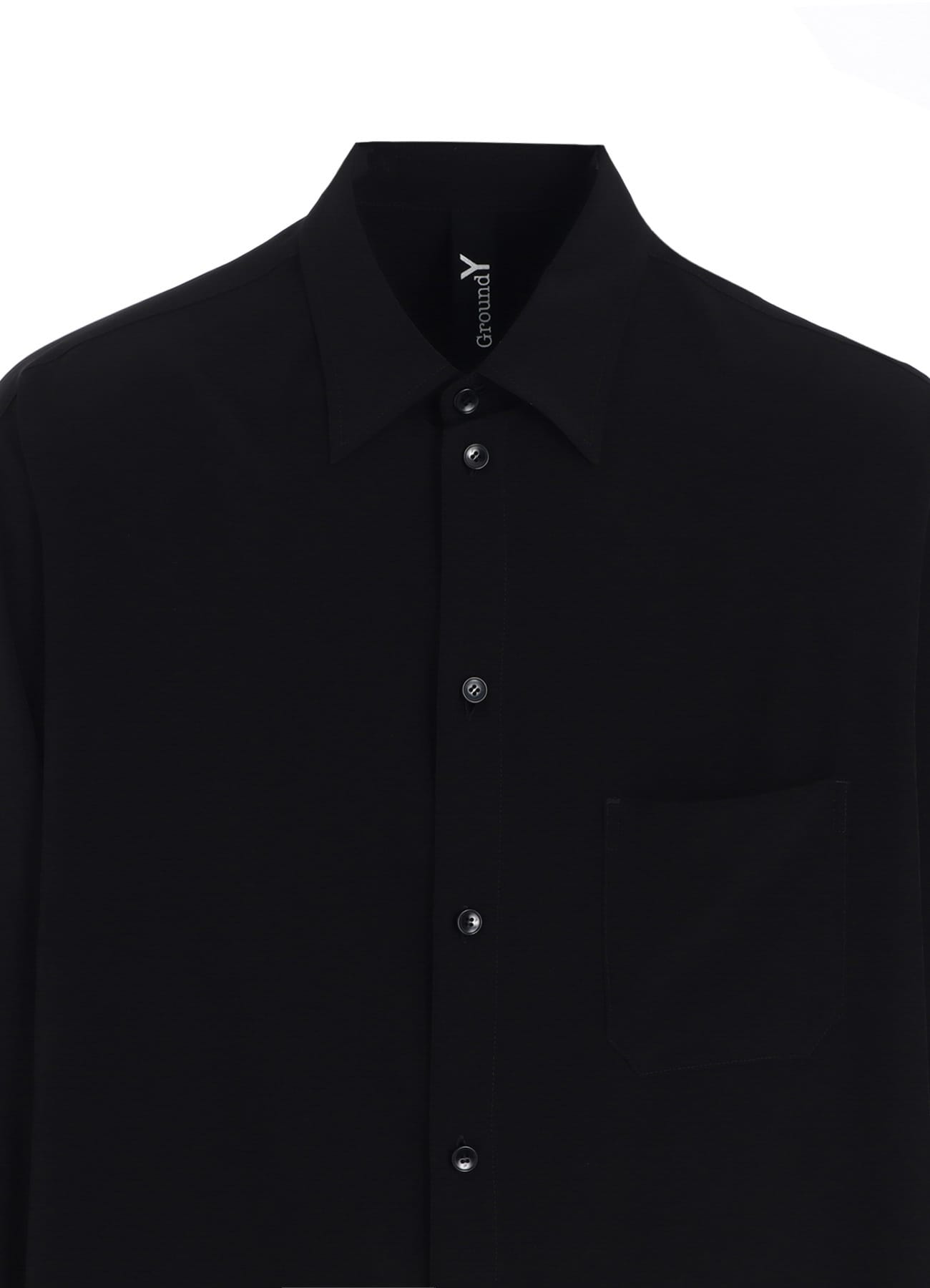 CREPE DE CHINE STANDARD ASYMMETRICAL FLARES SHIRT