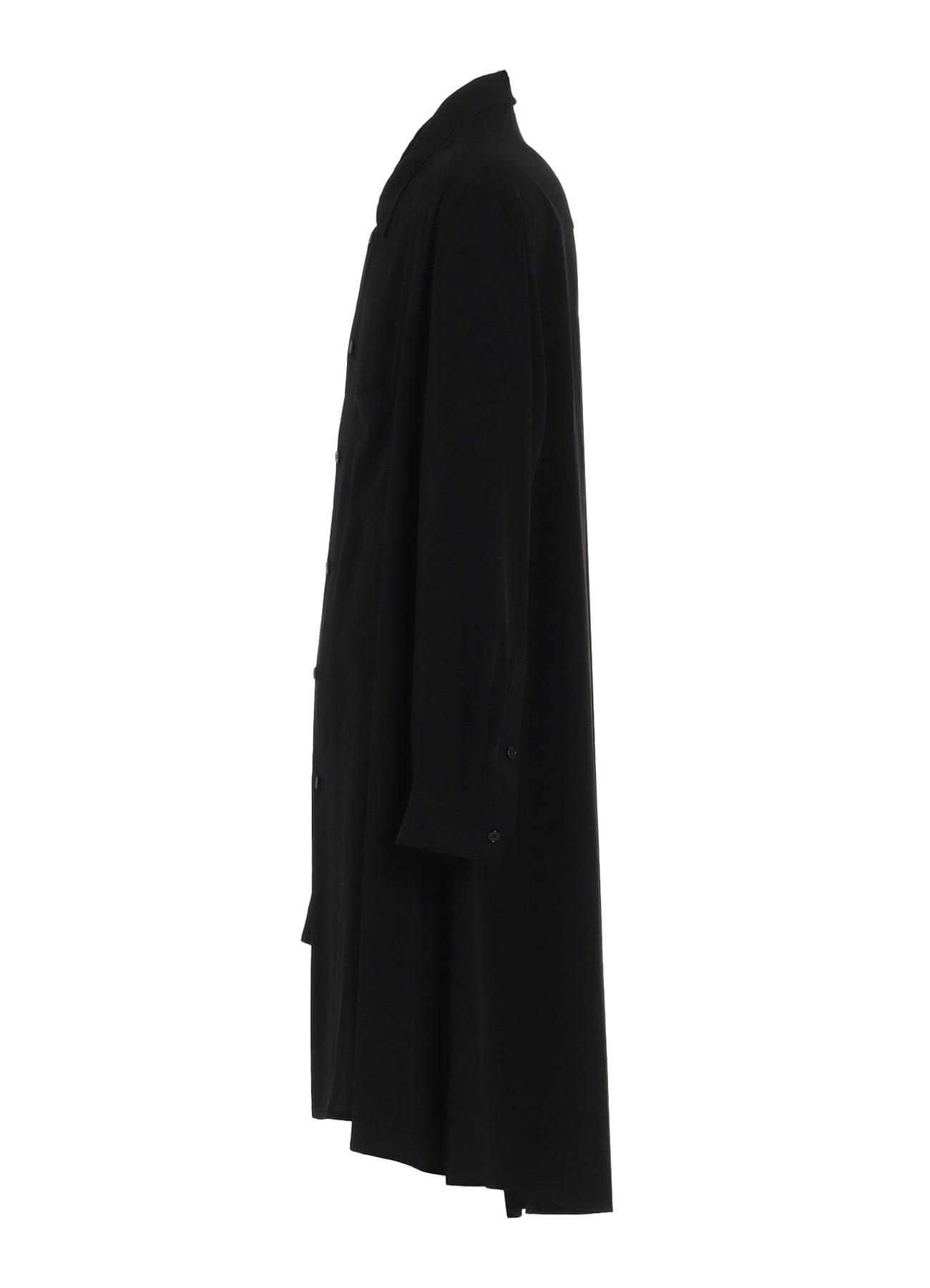 CREPE DE CHINE STANDARD ASYMMETRICAL FLARES SHIRT
