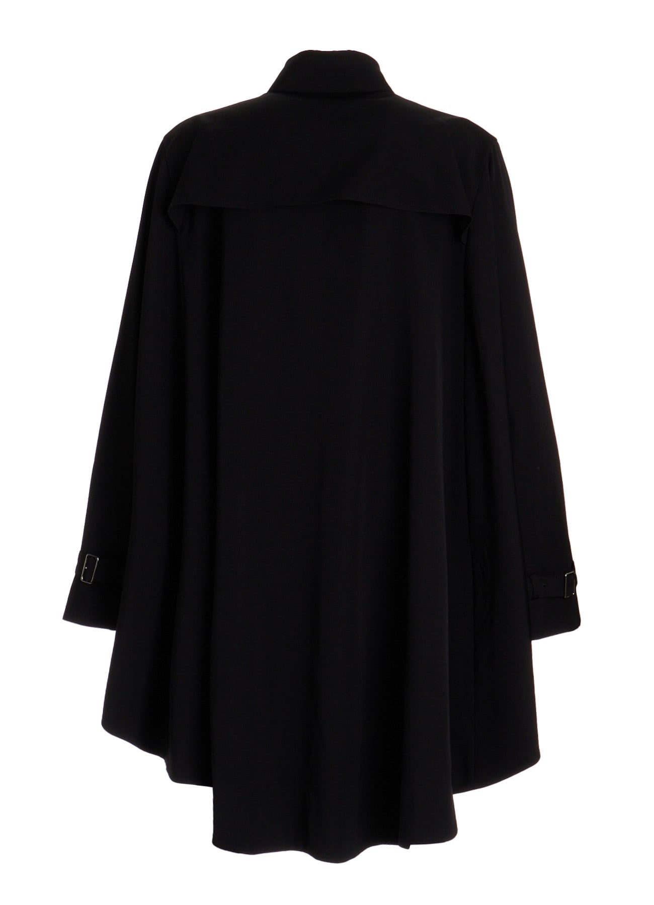 WOOL GABARDINE BIG CAPE CLOAK