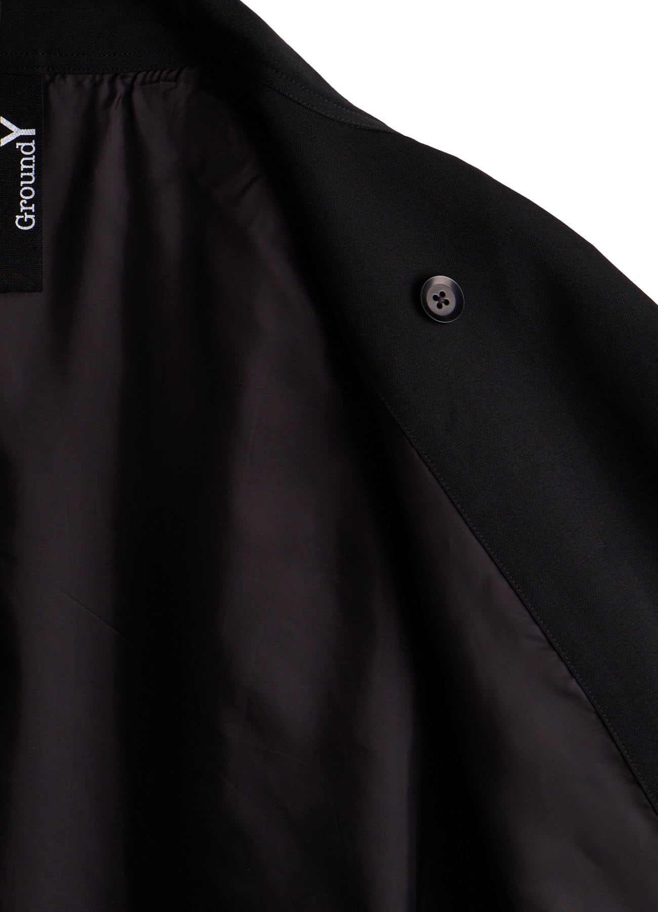 WOOL GABARDINE BIG CAPE CLOAK