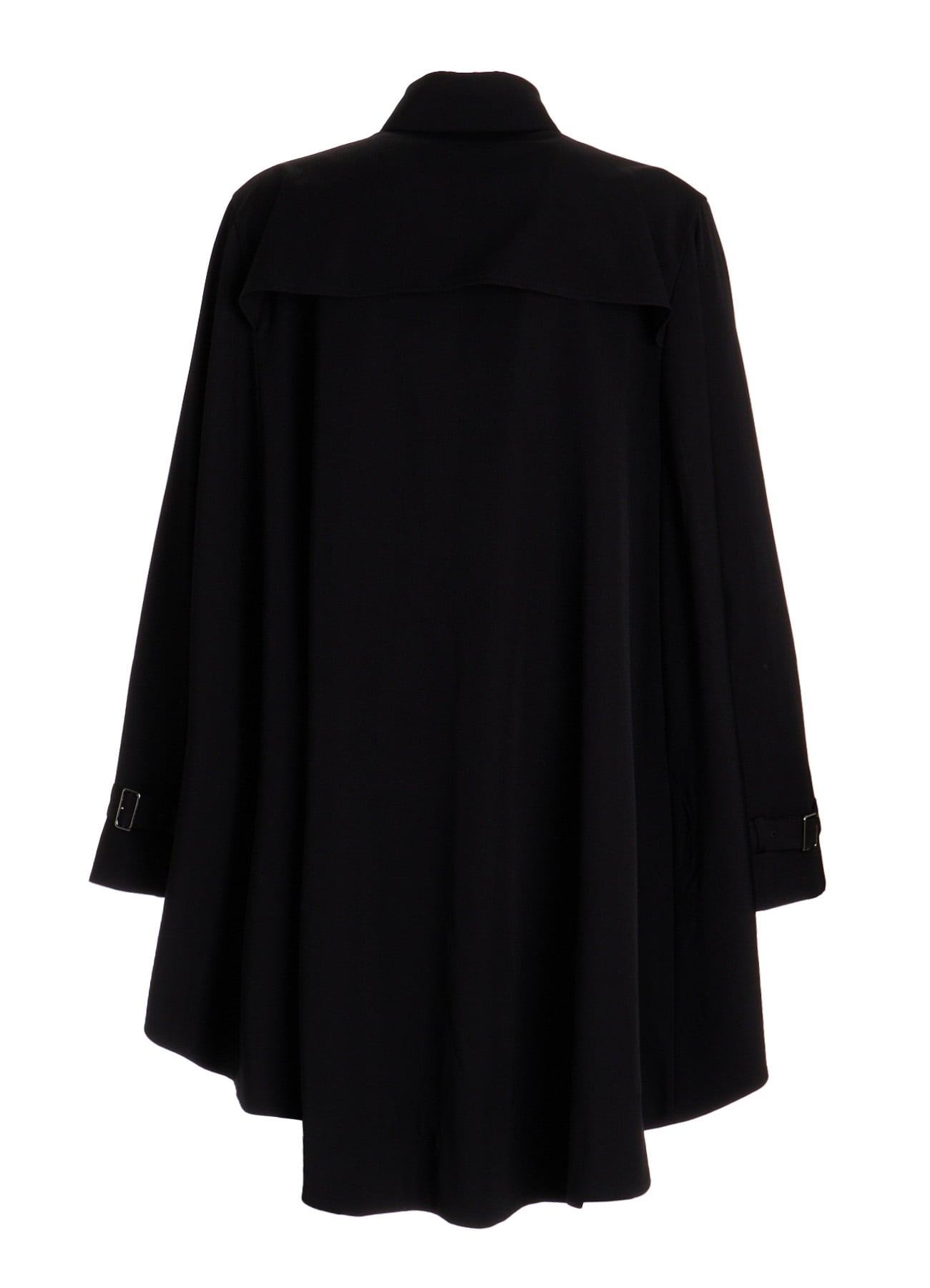 WOOL GABARDINE BIG CAPE CLOAK