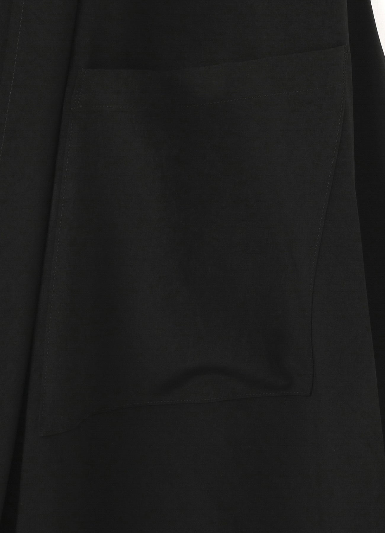 CREPE DE CHINE SIDE FLUTTERING LONG VEST