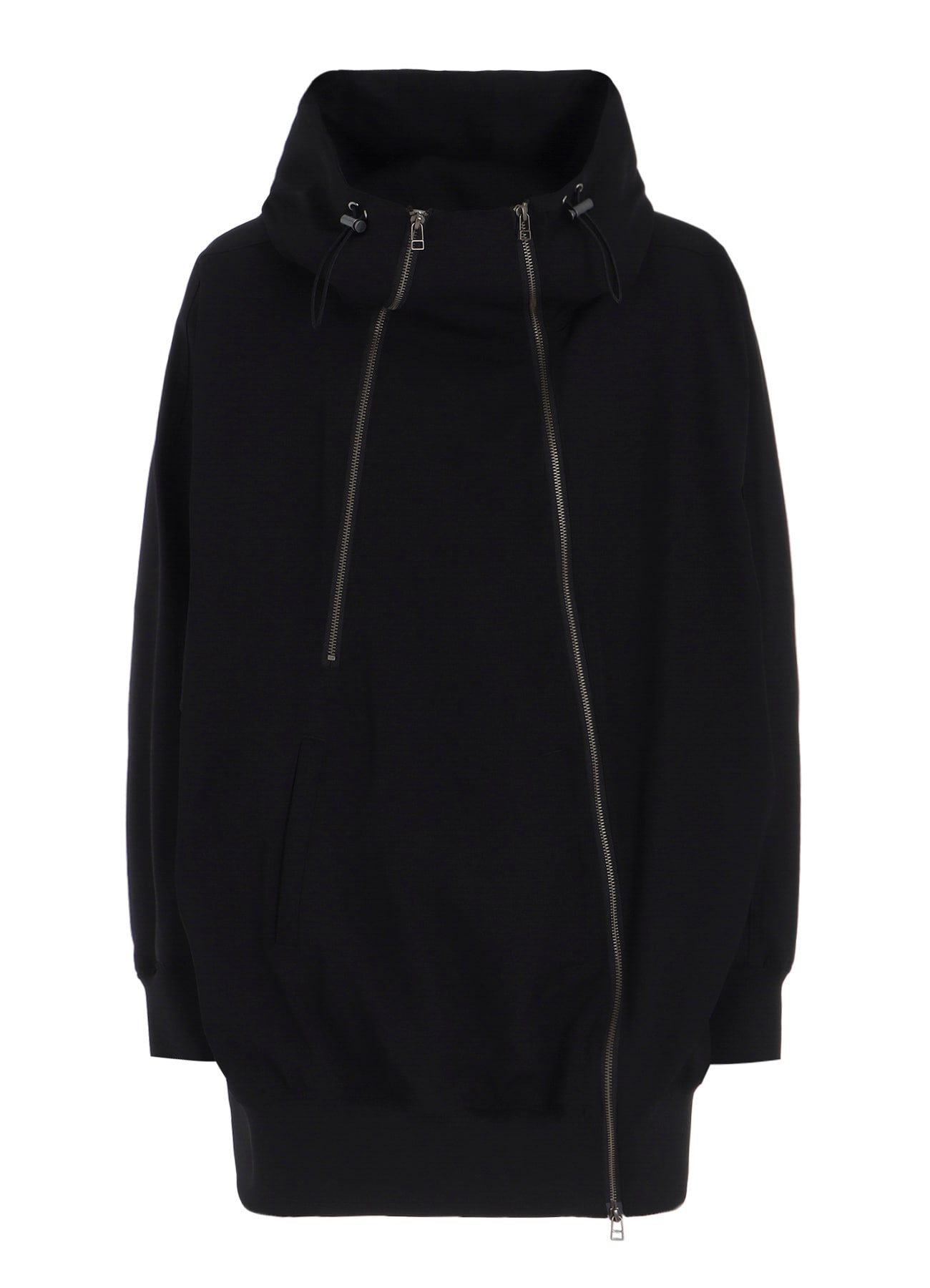 W/GABARDINE INVERTED V HOODIE SLIM